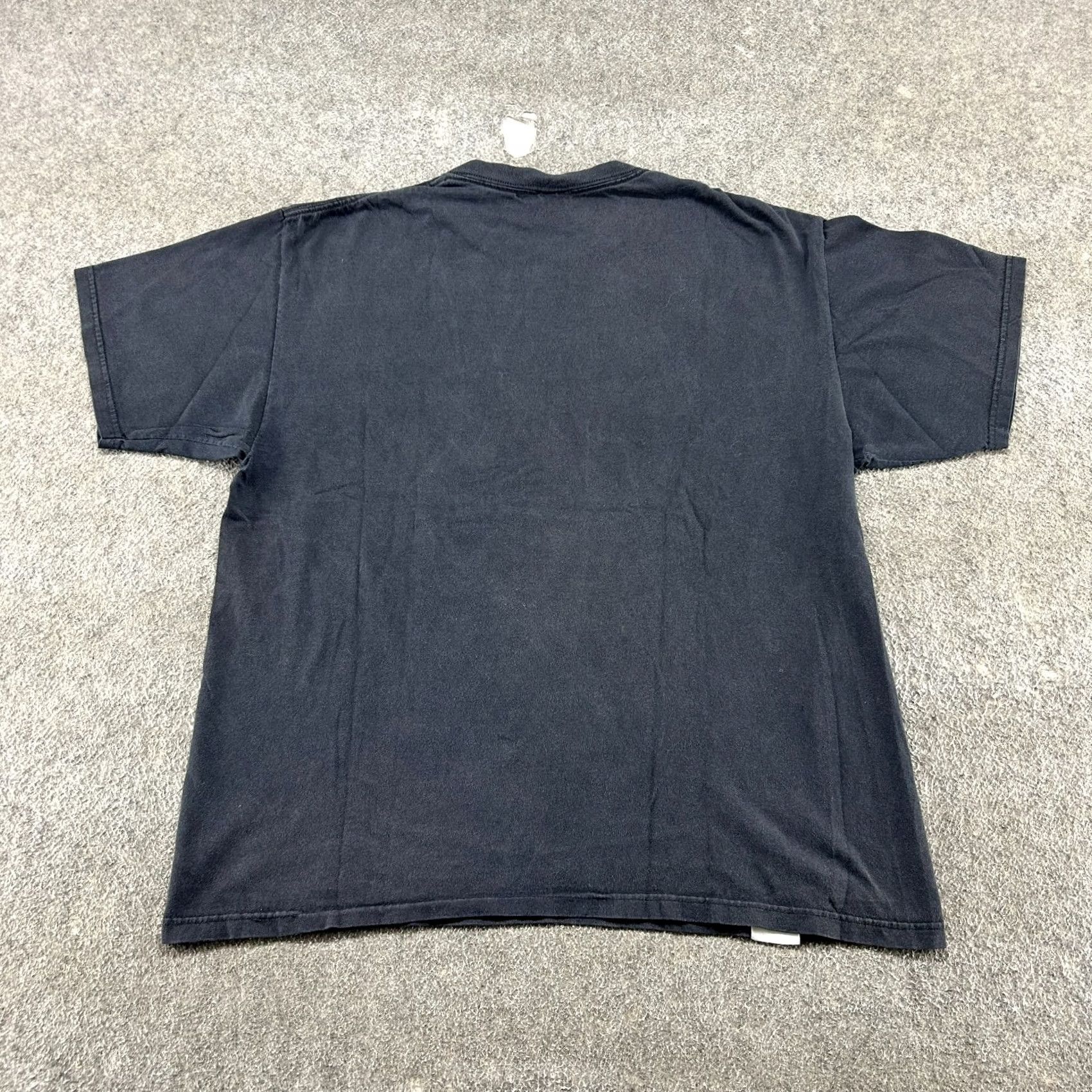 Vintage VINTAGE Grindmode Visuals Buddah Head Shirt Mens XL Black Short Sleeve Crew Neck Graphic Print Skate Y2K 90s Motorcycle Skull Logo Reflective Swoosh Size US XL / EU 56 / 4 - 4 Thumbnail