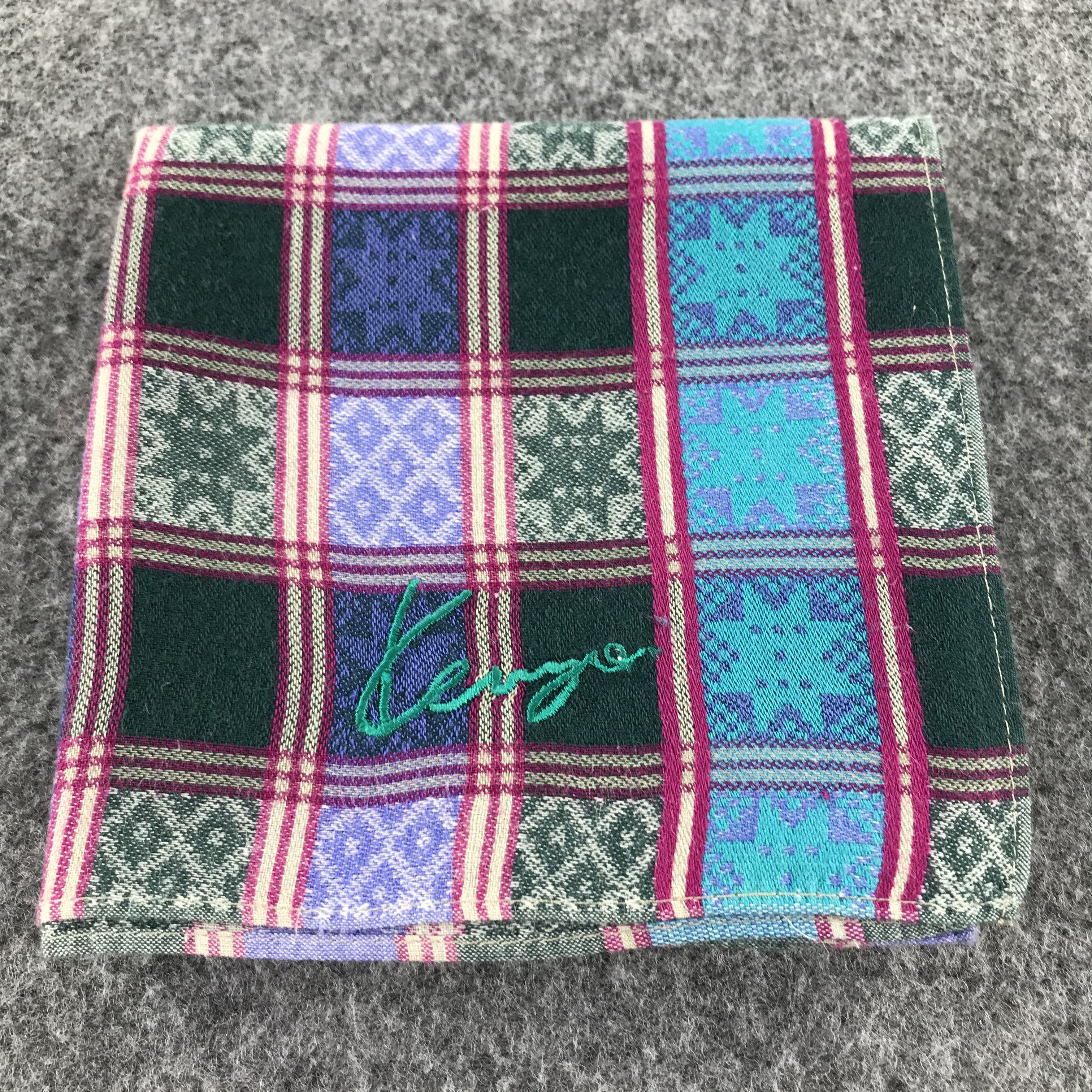 Kenzo × Vintage Kenzo Handkerchief Neckerchief Bandana SCT016 Size ONE SIZE - 6 Thumbnail