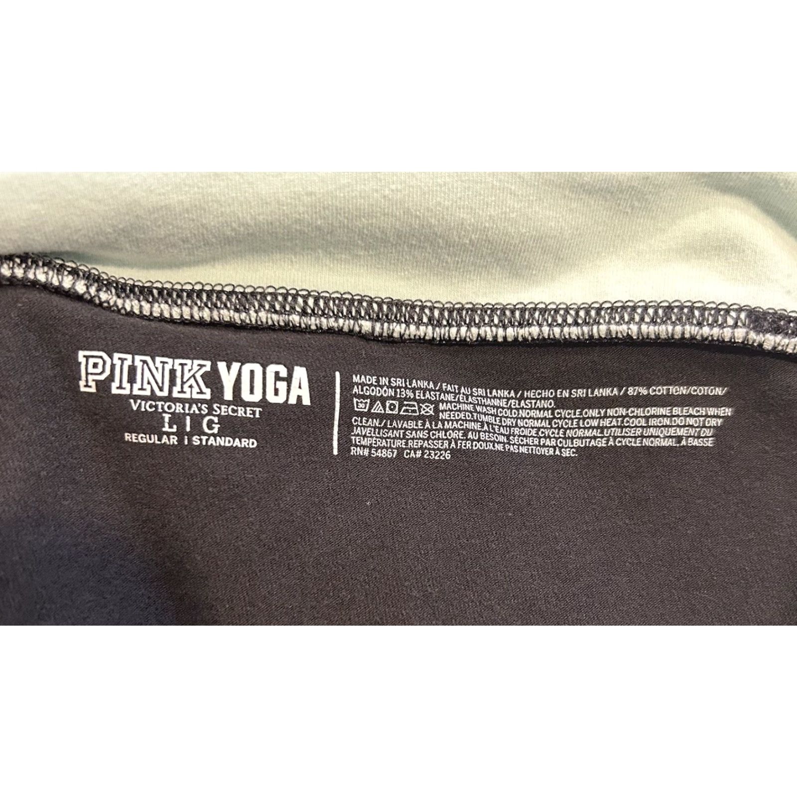 Victoria's Secret Viktorias Secret Pink Fold over Boot Cut Bling Legging Large 2013 Womens Leggings Pink Boots Logo 32in Inseam Size 36" / US 14 / IT 50 - 5 Thumbnail