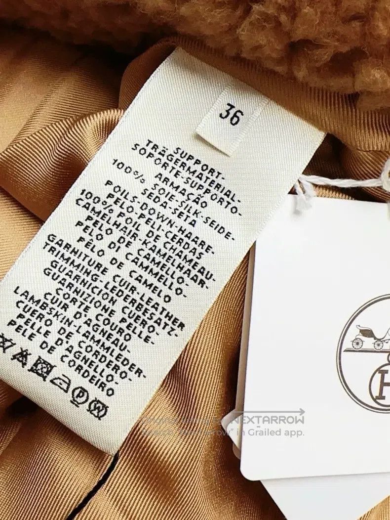 Hermes Hermes Brown Camel Hair Long Sleeve Long Coat Jacket Size XS / US 0-2 / IT 36-38 - 6 Thumbnail