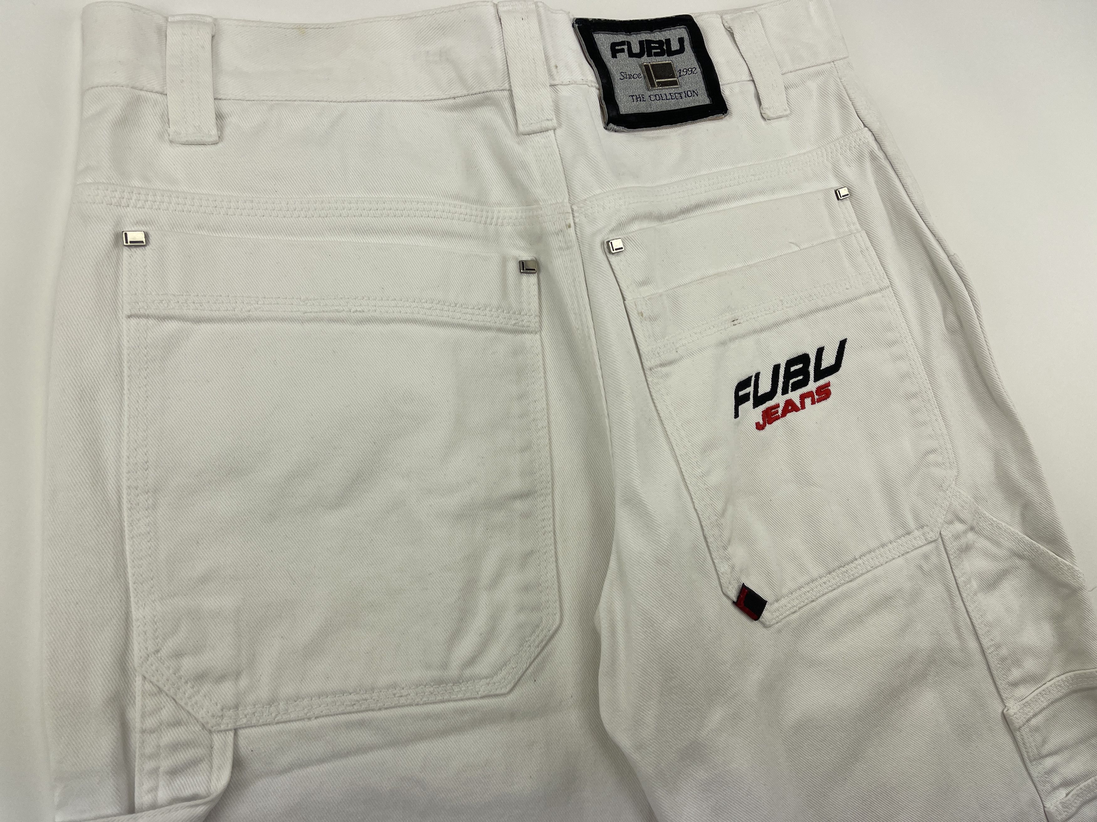 Fubu FUBU jeans, vintage baggy jeans, 90s hip hop skater Y2K 34 Size US 34 / EU 50 - 6 Thumbnail