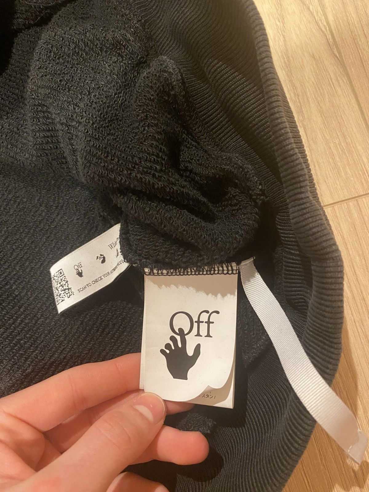 Off-White Off-White Exactly the opposite boxy hoodie Size US M / EU 48-50 / 2 - 5 Thumbnail