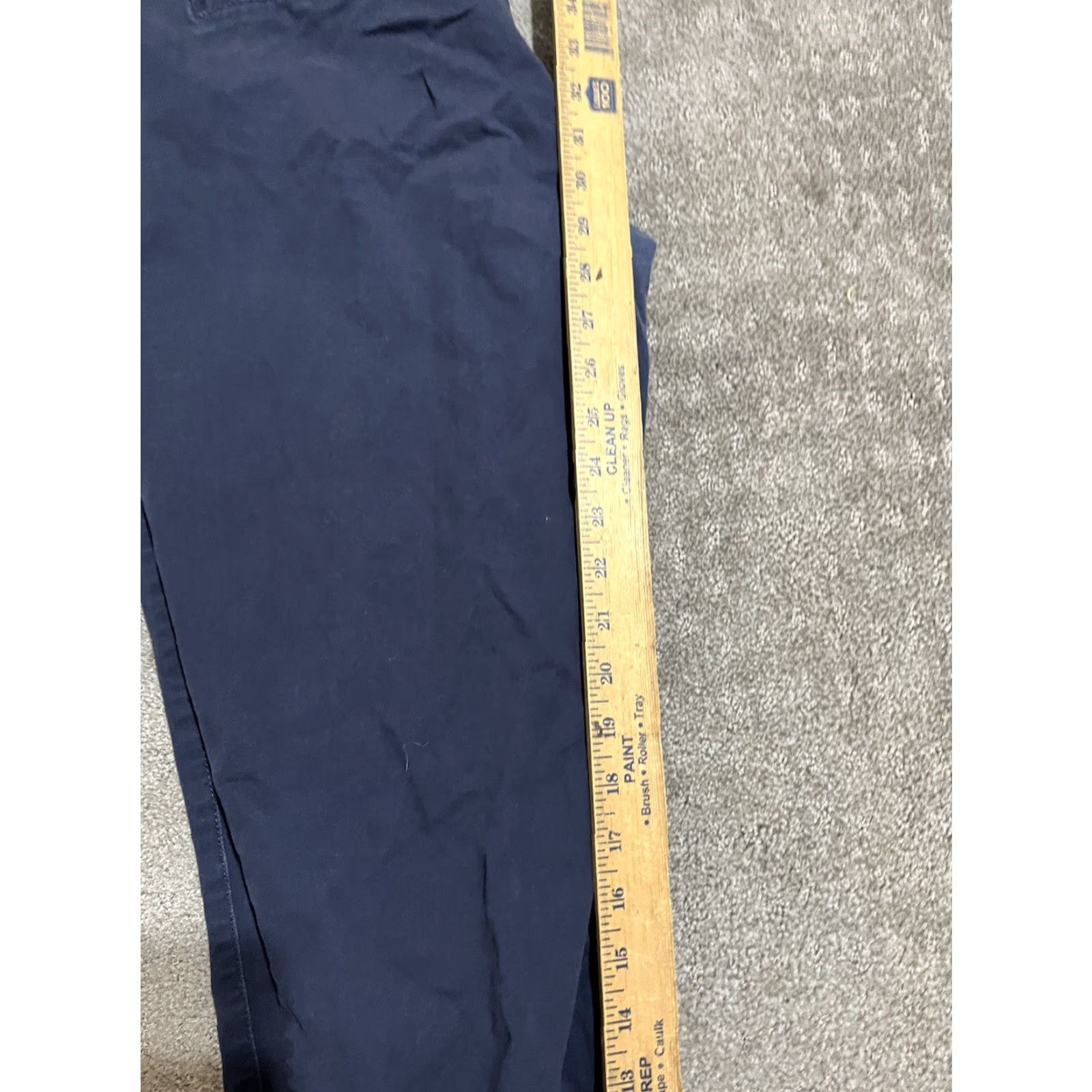 Vintage Aéropostale Women's Skinny Stretch Chino Pants Size 16 Long Navy Blue Casual 97% Cotton Size 38" / US 16 / IT 52 - 7 Thumbnail