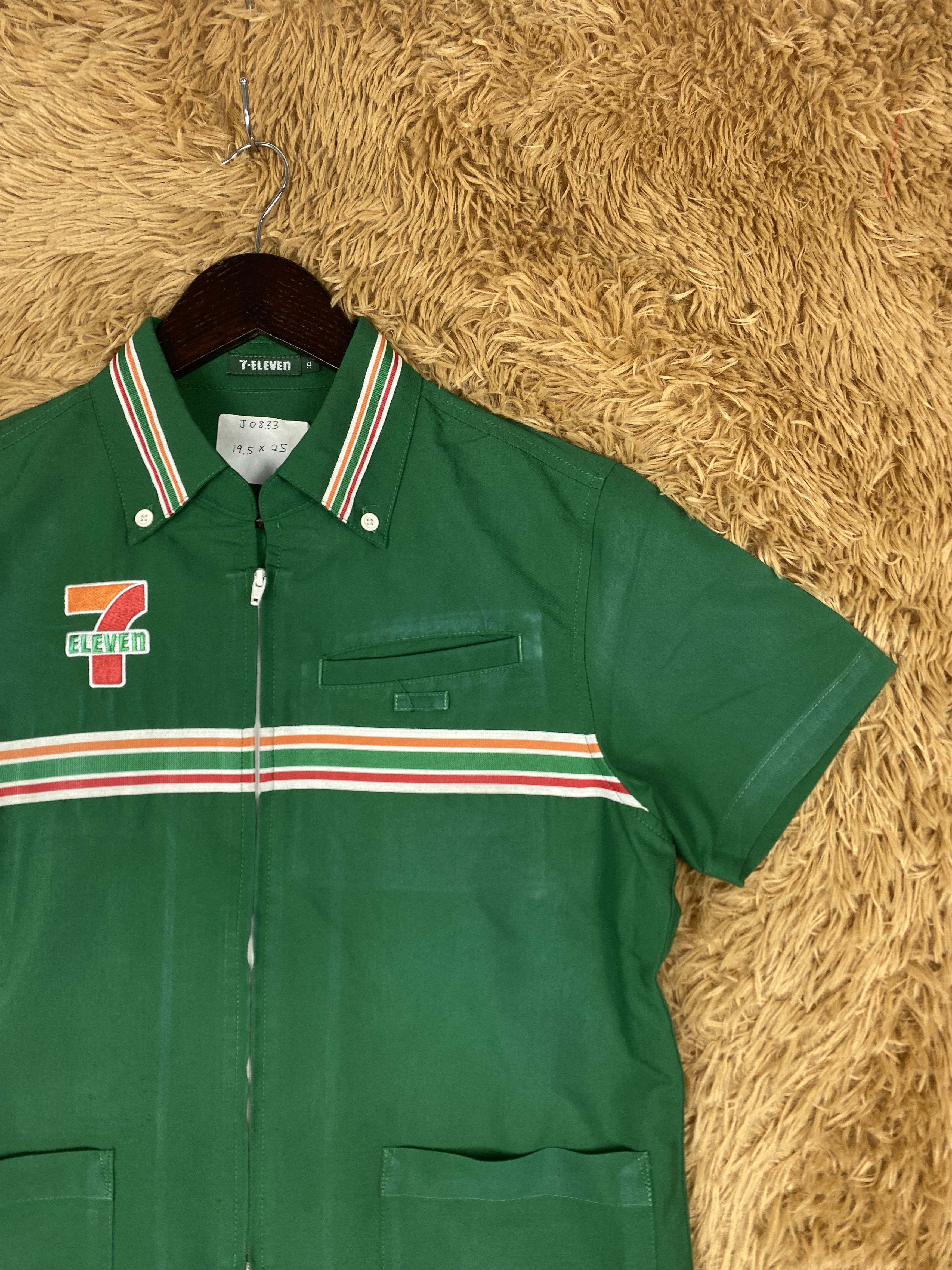 Vintage Vintage 7 Eleven Zip Up Shirts Size US XS / EU 42 / 0 - 2 Thumbnail