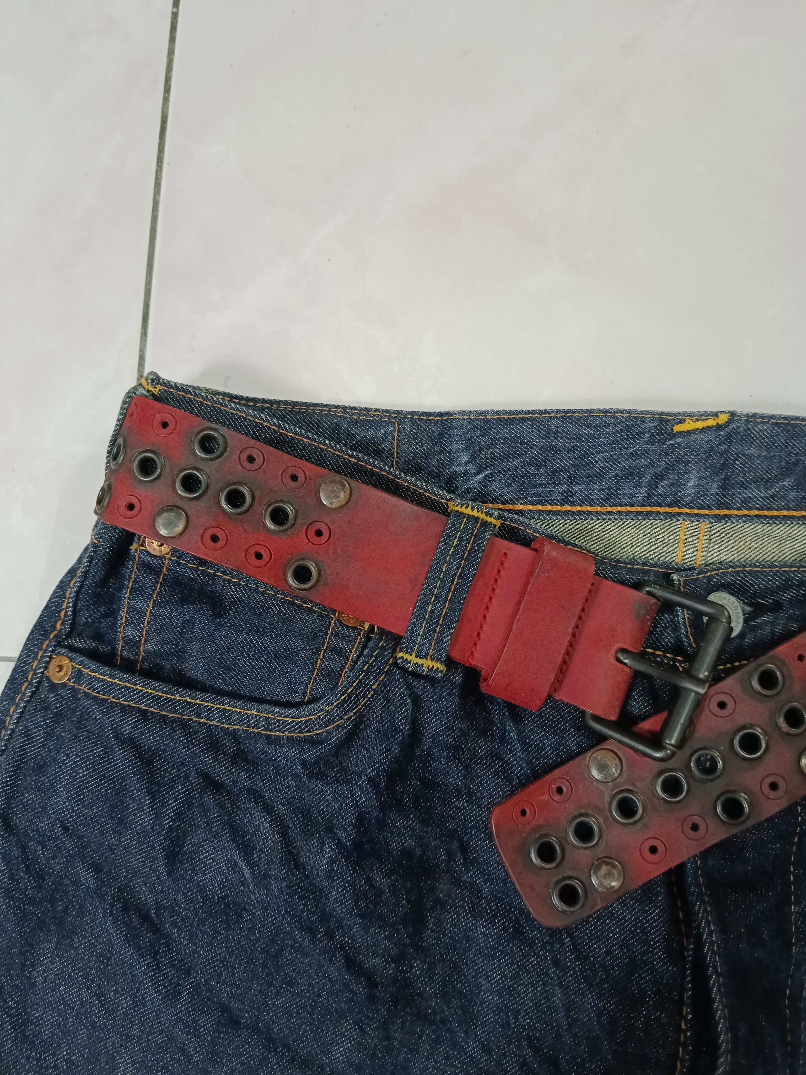 Diesel × Leather DIESEL LEATHER STUDDED BELT Size ONE SIZE - 4 Thumbnail