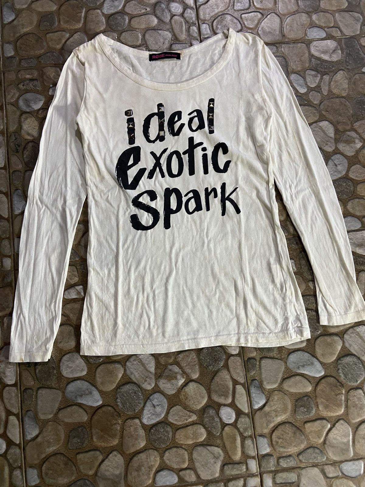 If Six Was Nine VTG Y2k rose fan fan ideal exotic spark long sleeve t-shirt Size XS / US 0-2 / IT 36-38 - 4 Thumbnail