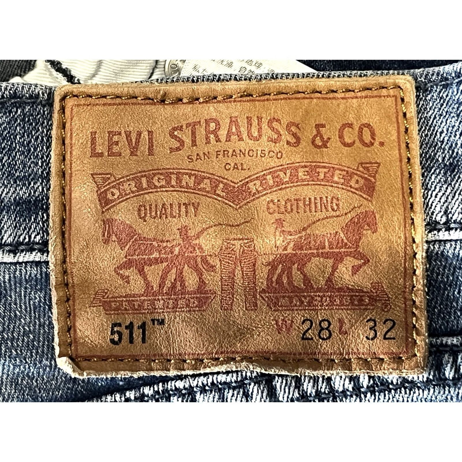 Levi's Levi's 511 Blue Denim Jeans Men's Size 28x32 Size US 28 / EU 44 - 7 Thumbnail