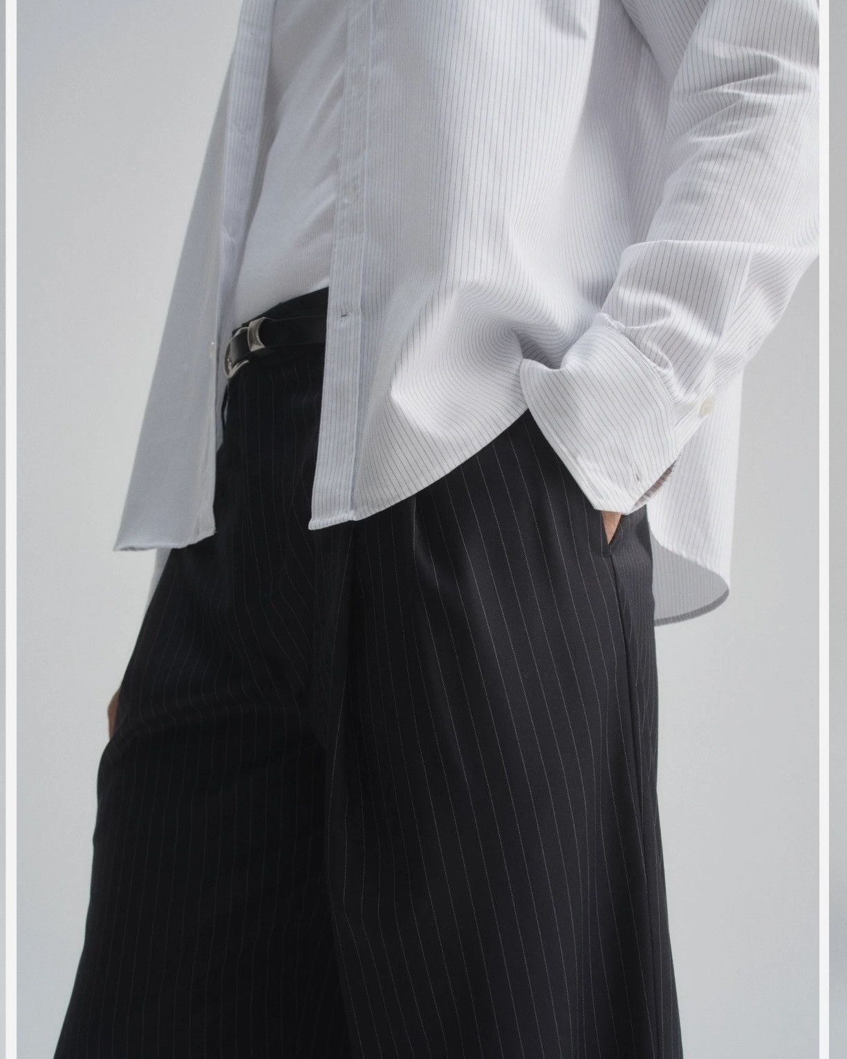 Other Wide Leg Wool Trouser - La Corsia Size US 30 / EU 46 - 3 Thumbnail