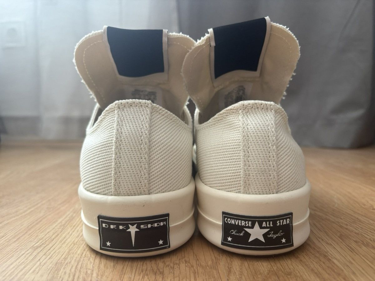 Converse × Rick Owens Drkshdw Converse Rick Owens Drkshdw Turbodrk Chuck Taylor 70 White Size US 8.5 / IT 38.5 - 5 Thumbnail
