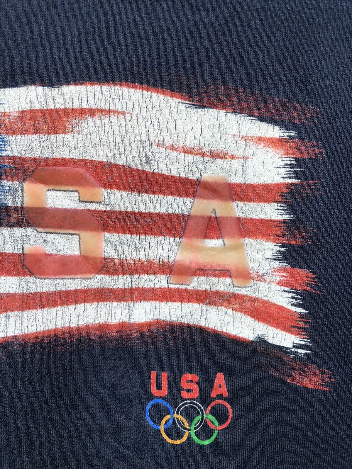 Vintage Vintage Y2K USA Olympic Tshirt Size US L / EU 52-54 / 3 - 9 Thumbnail