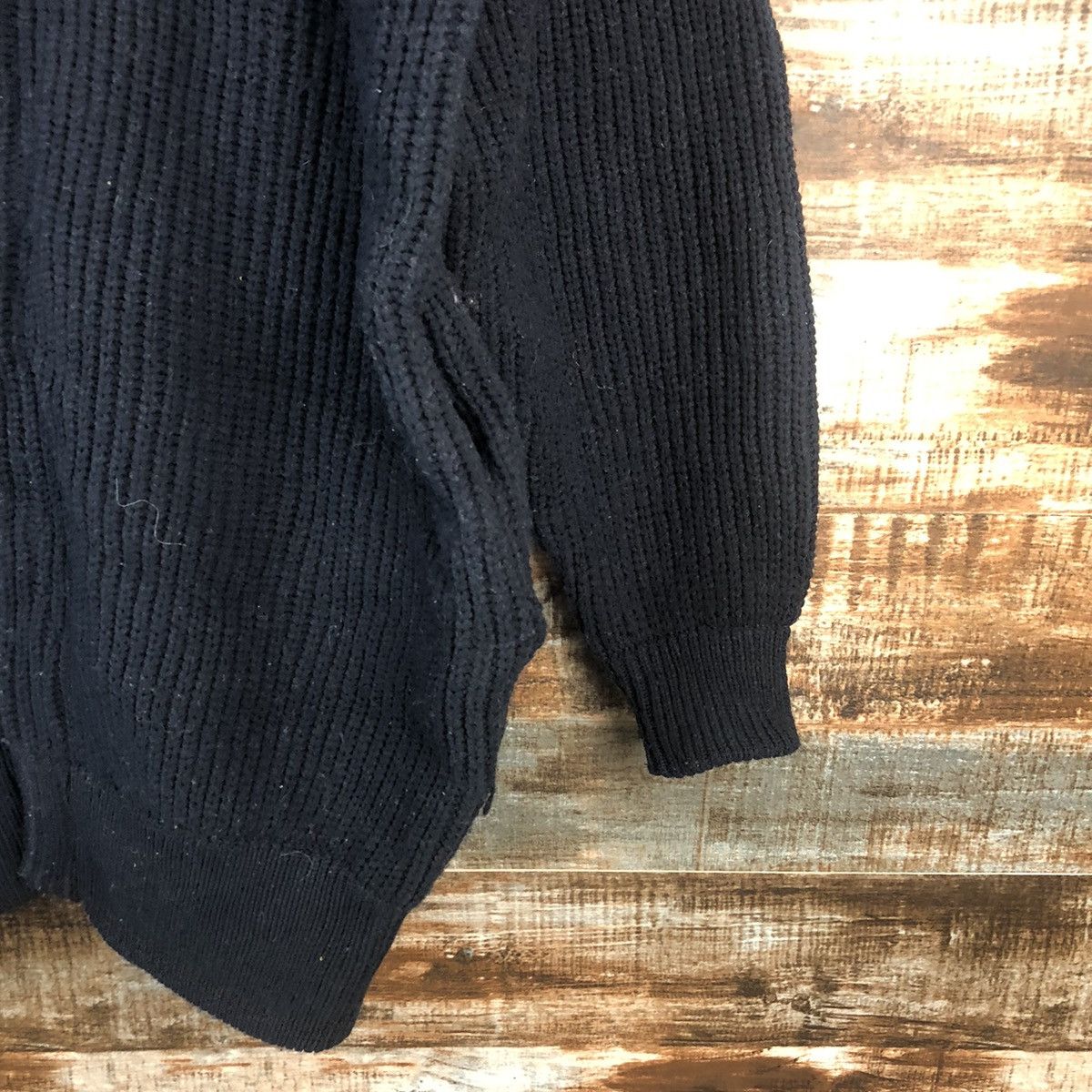Homespun Knitwear × Japanese Brand Heather Black Cardigan Knitwear #A2000 Size US XL / EU 56 / 4 - 8 Thumbnail
