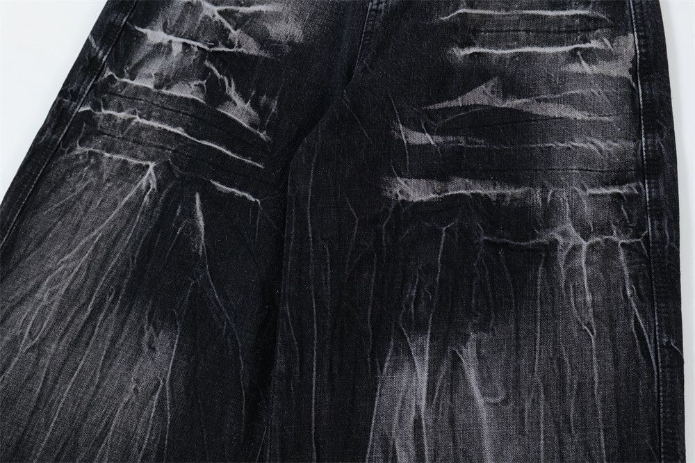 Japanese Brand × Jean Men's oversize hip-hop trendy tie-dye jeans y2k Size US 34 / EU 50 - 6 Thumbnail