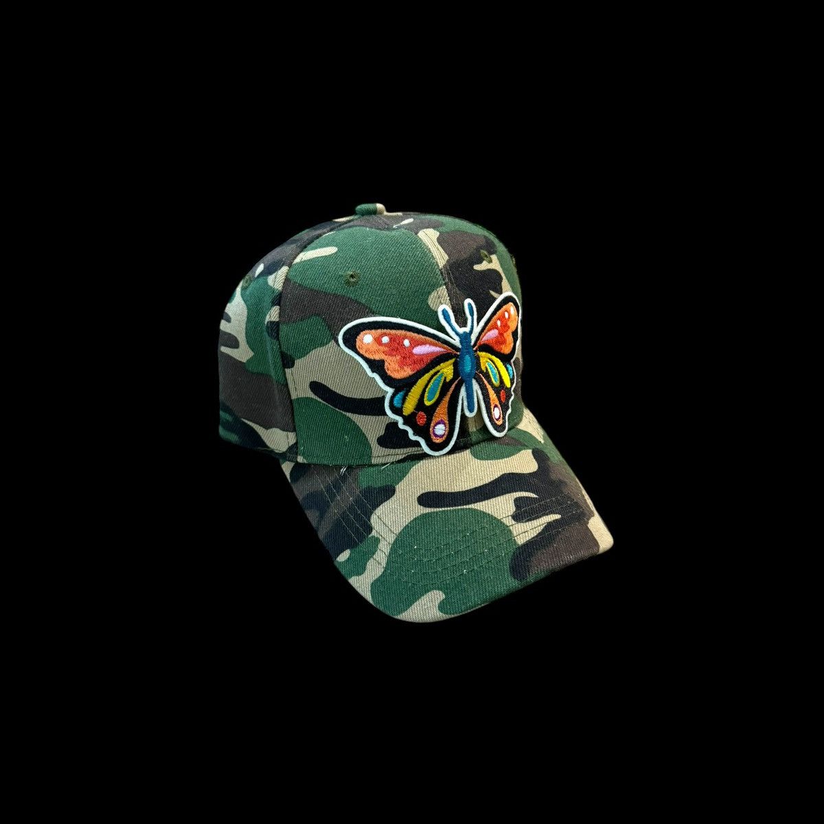 Other Custom baseball cap camouflage butterfly hat Size ONE SIZE - 5 Thumbnail