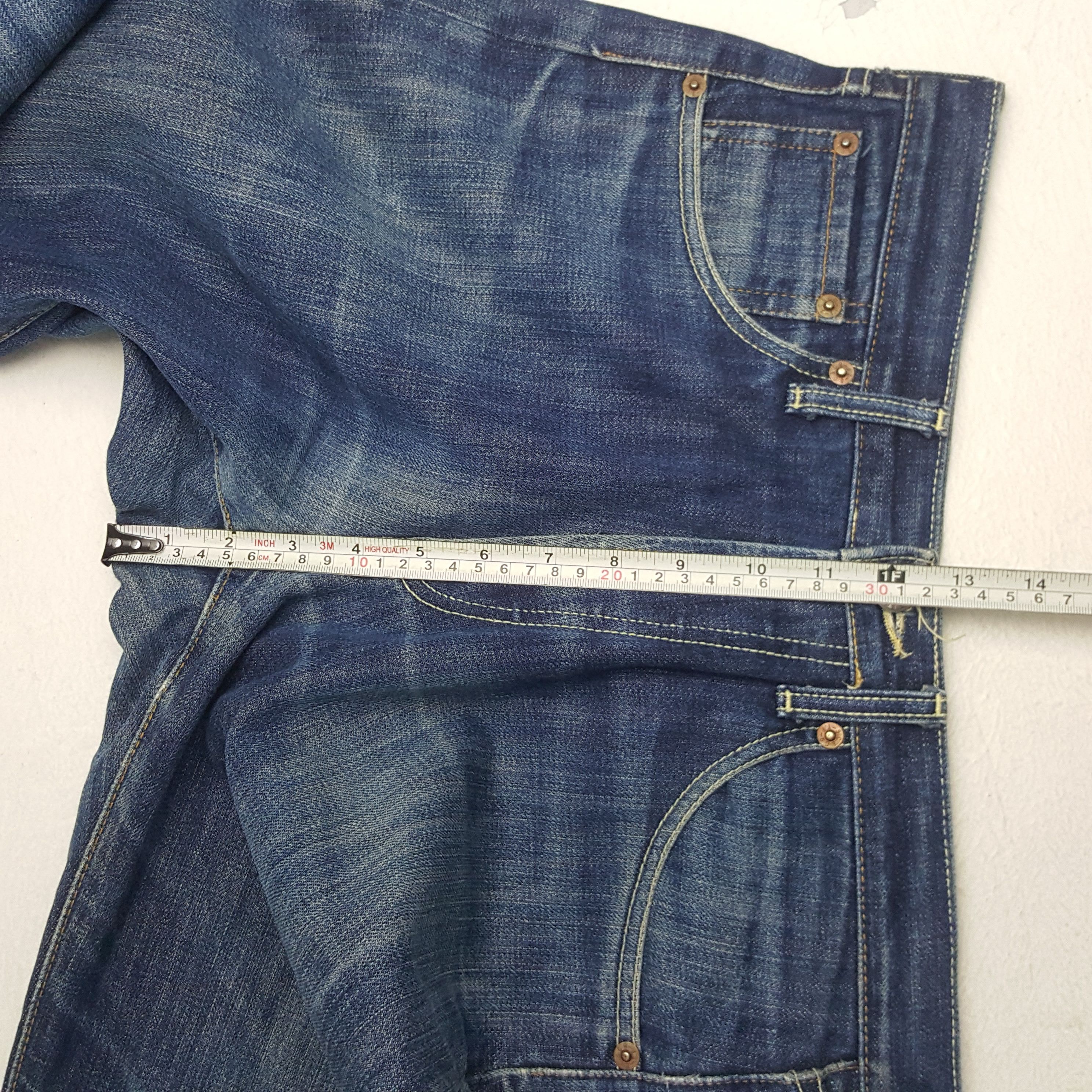 Japanese Brand × Vintage Vintage Evisu Japan Custom Daicock Denim Jeans Size US 31 - 8 Thumbnail