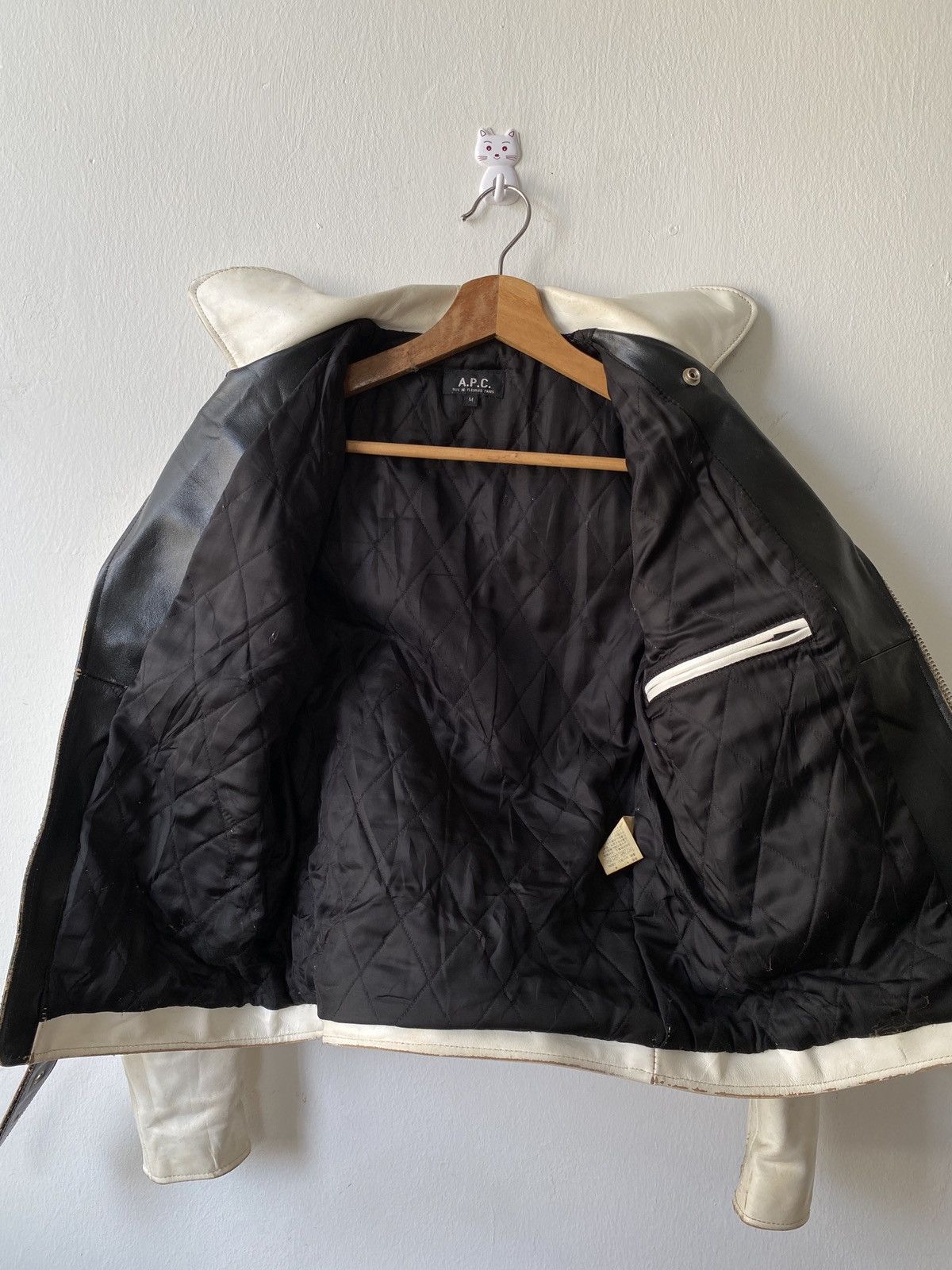 A.P.C. Japanese Brand A.P.C Seditionaries Leather Jacket Size US M / EU 48-50 / 2 - 18 Thumbnail