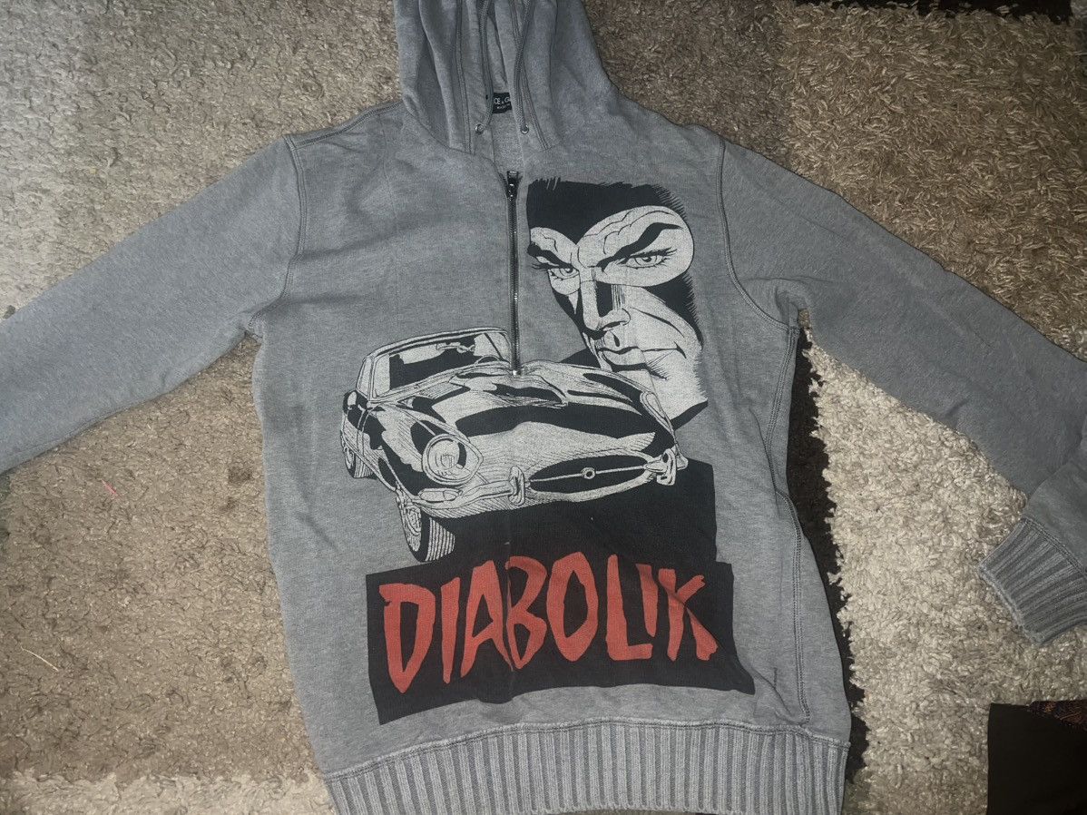 Dolce & Gabbana Dolce&Gabbana x Diabolik Archival ZipUp Hoodie FW 2008 G7E97 Size 48L - 1 Thumbnail