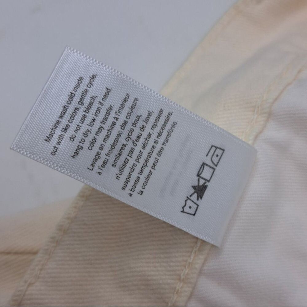 Rag & Bone rag & bone Women's Dylan Baggy Boyfriend Jeans In Ecru Size Size 30" / US 8 / IT 44 - 7 Thumbnail