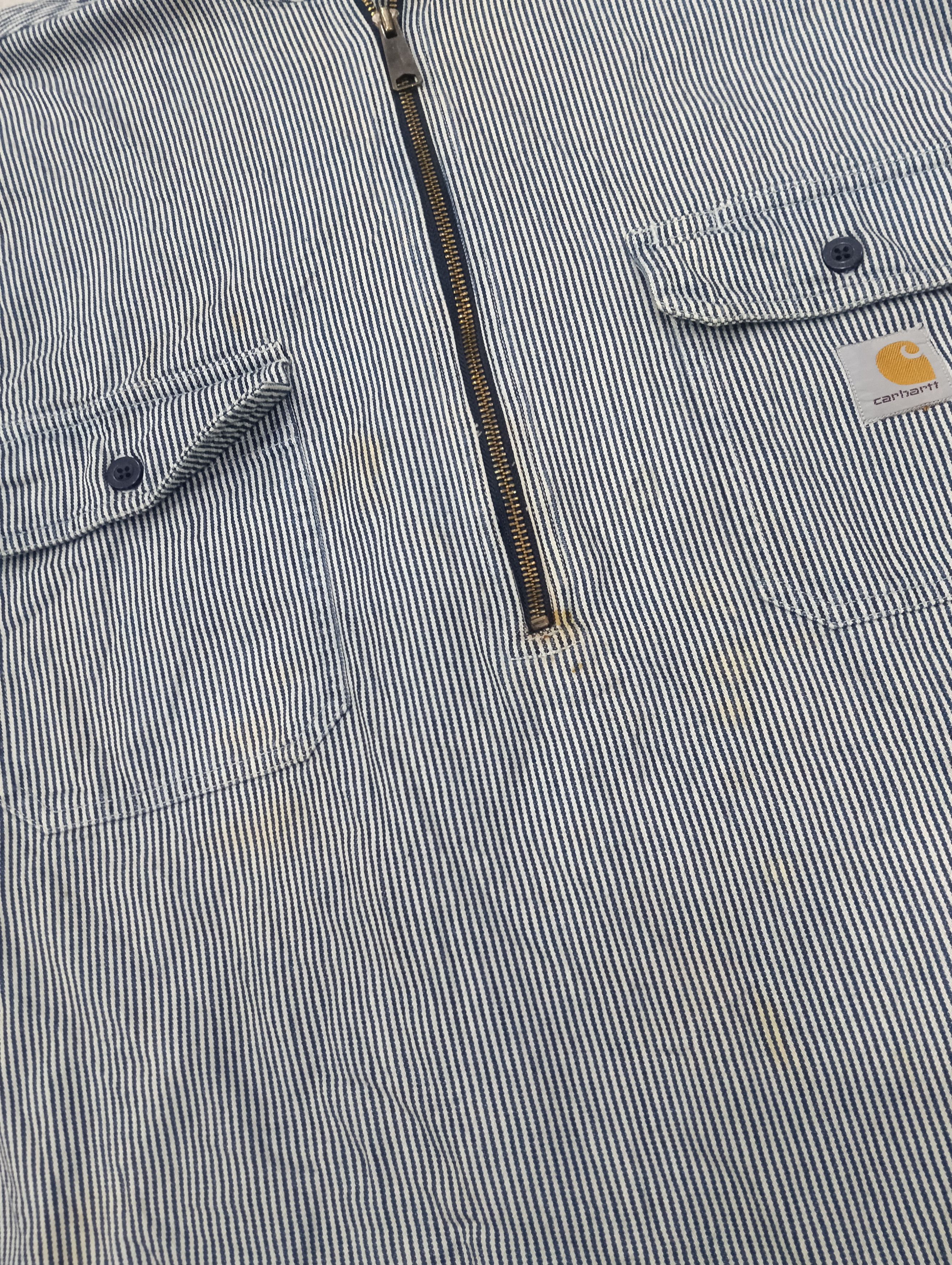 Carhartt Carhatt Striped Half Zipper Size US XXL / EU 58 / 5 - 11 Thumbnail