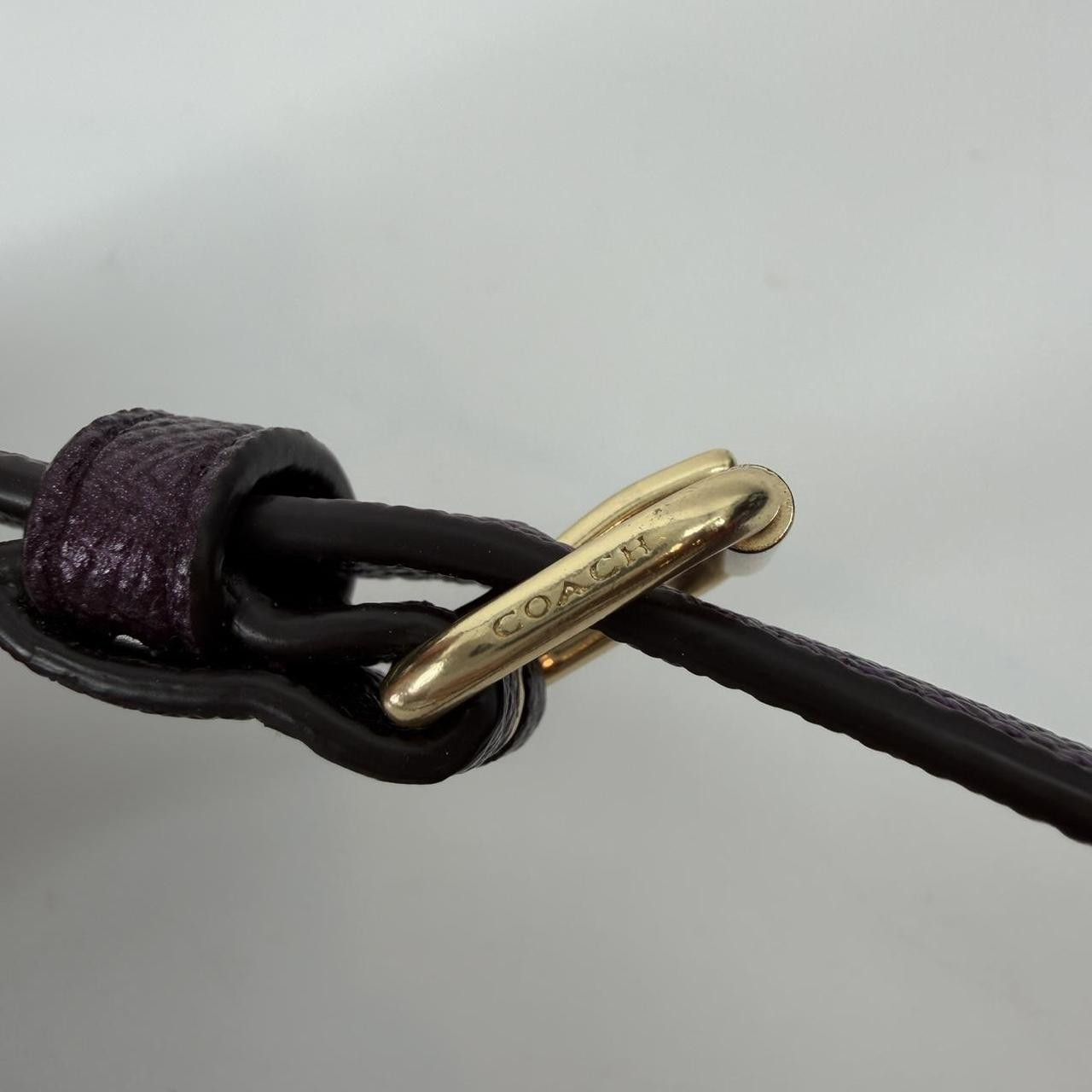 Coach Coach Leather Bag Strap Plum Size ONE SIZE - 3 Thumbnail