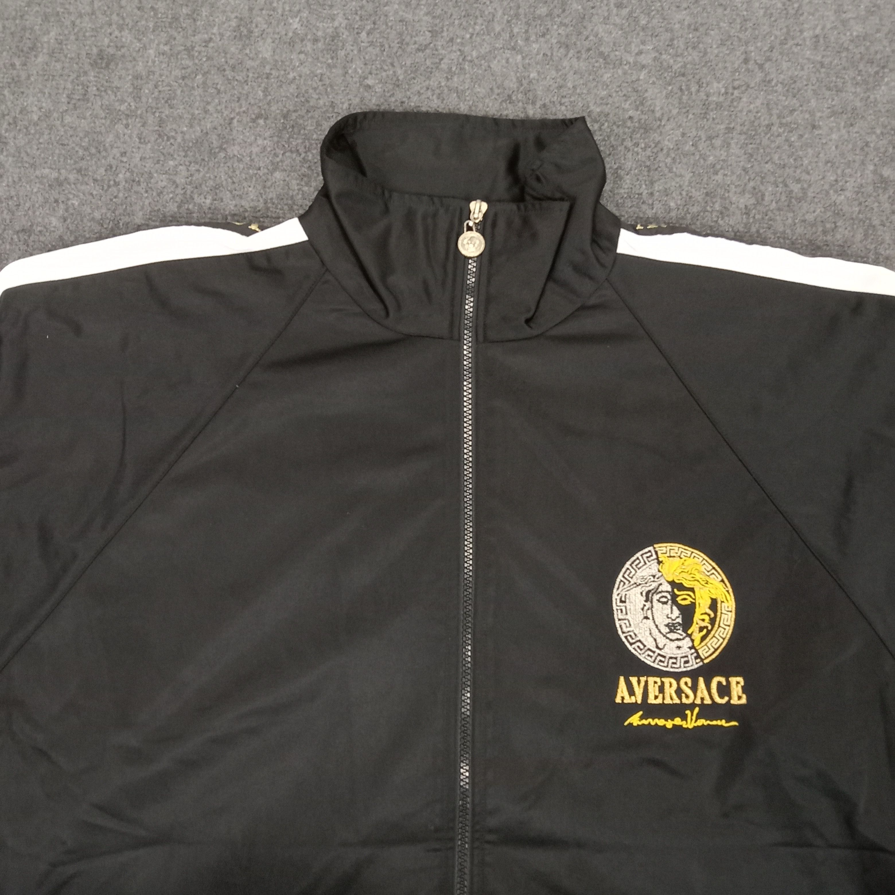 Versace × Vintage A.Versace Italian Brand Embroidery Coach Jacket Size US L / EU 52-54 / 3 - 6 Thumbnail