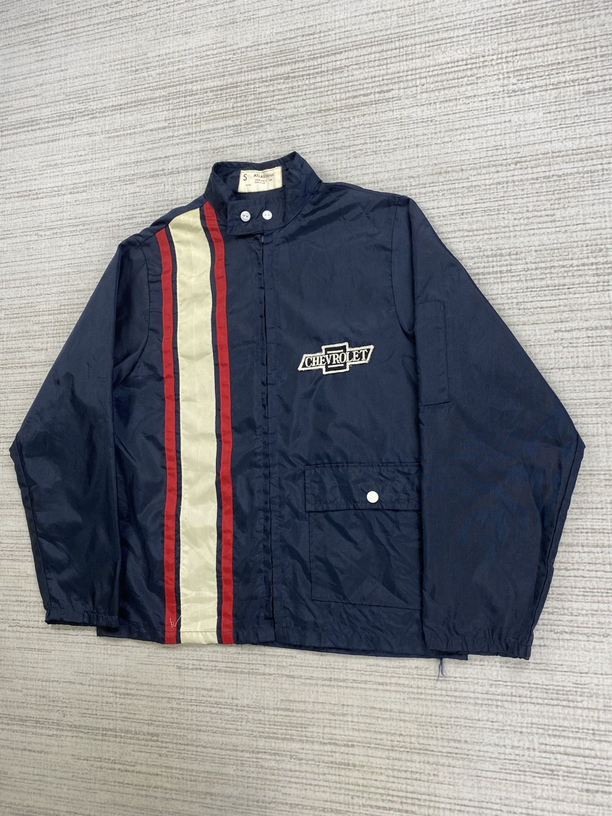 NASCAR × Swingster × Vintage Vtg 70s Chevrolet Nascar Racing Nylon Zipper Jacket Size US M / EU 48-50 / 2 - 4 Thumbnail