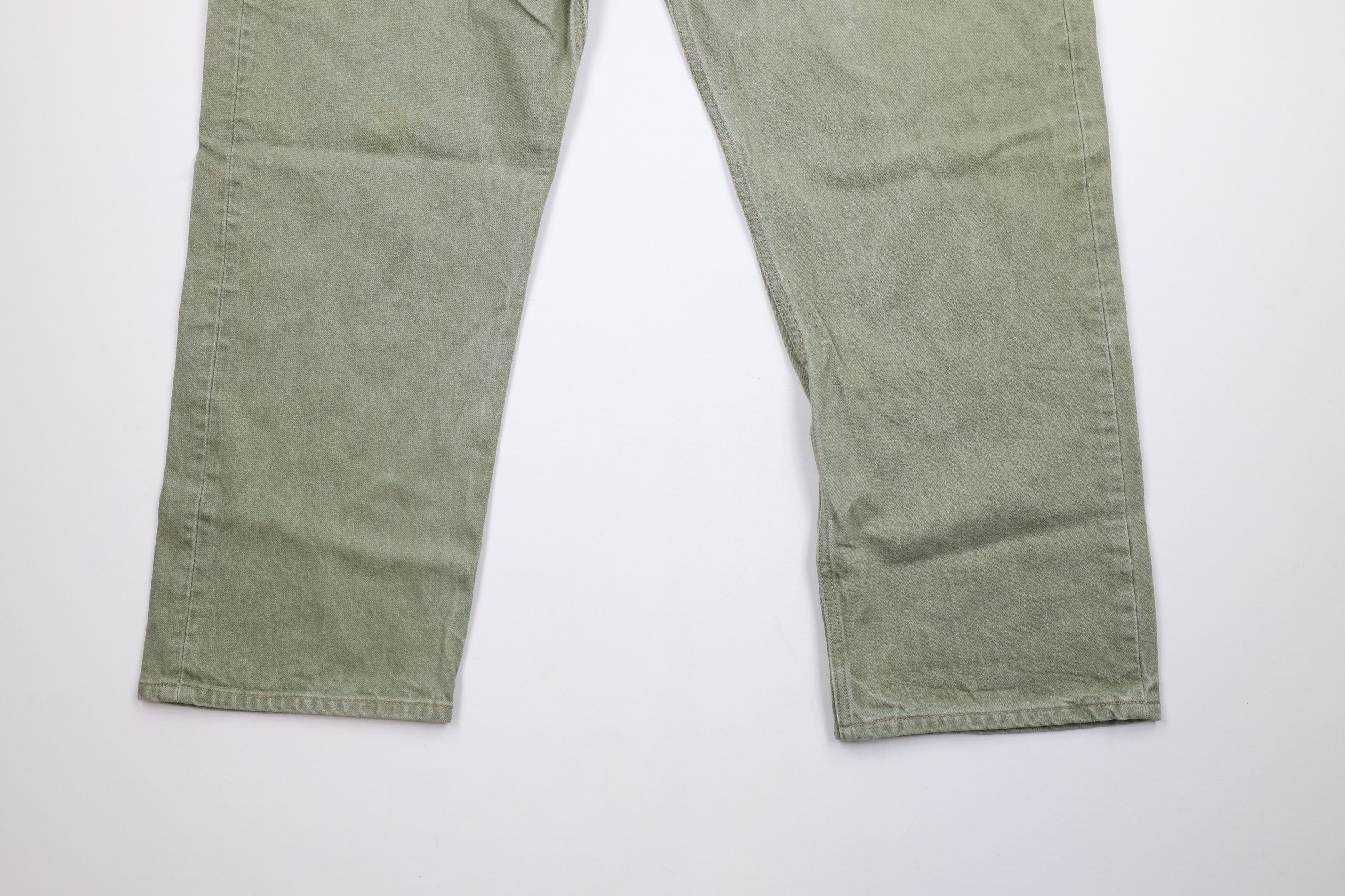 Levi's × Vintage Vintage Y2K Levis 501xx Original Fit Button Fly Jeans Green Size US 44 / EU 60 - 4 Thumbnail