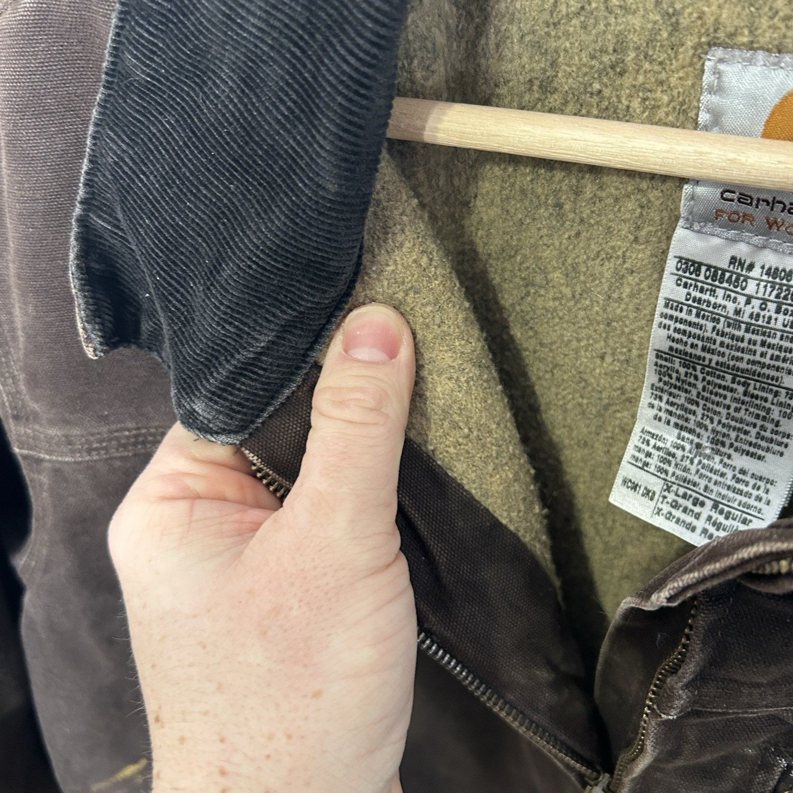 Carhartt Vintage Carhartt Sherpa-Lined Ridge Coat “Dark Brown” WC061 Size US L / EU 52-54 / 3 - 15 Thumbnail