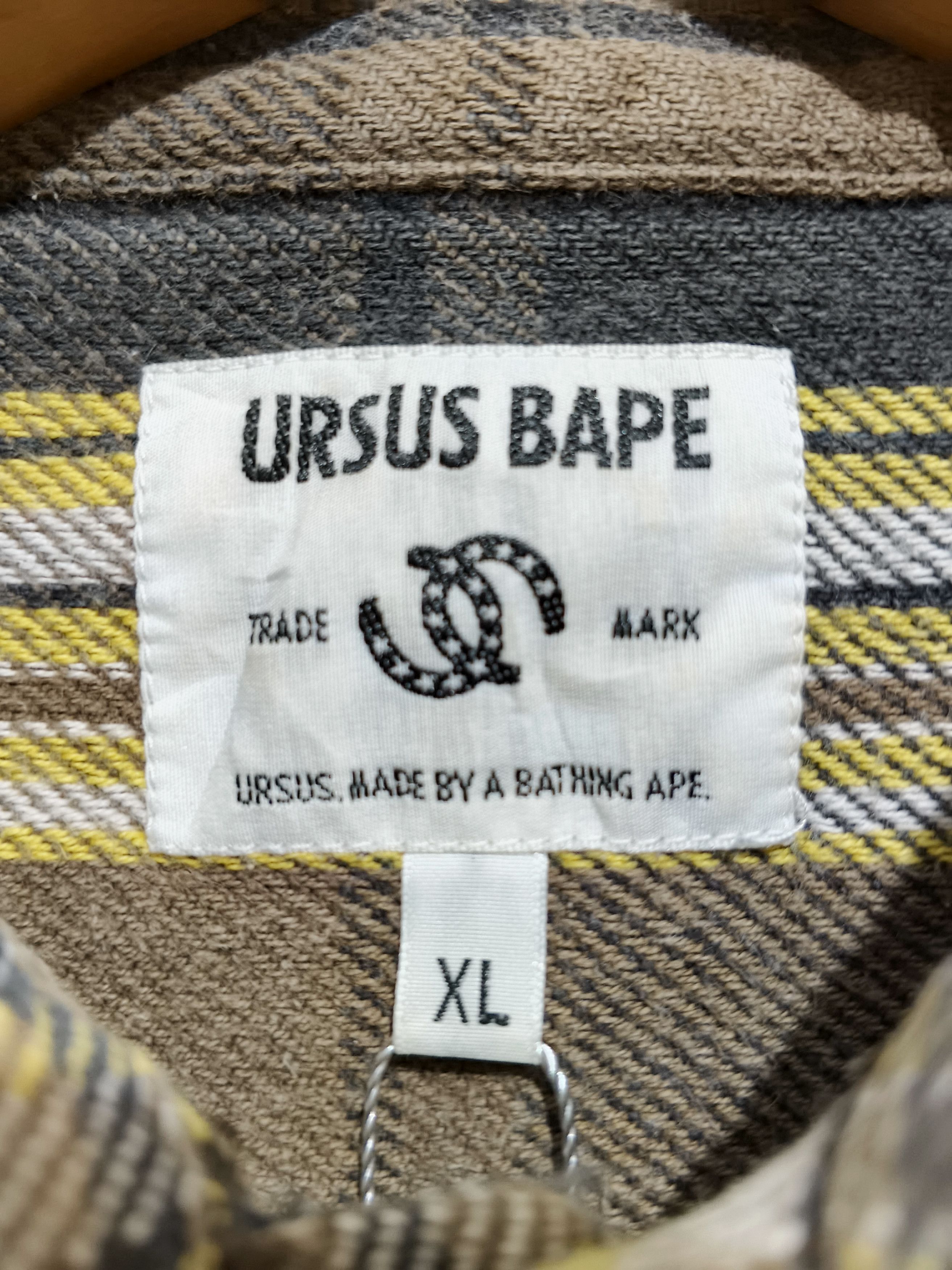 Bape URSUS BAPE Plaid Flannel Shirt Size US XL / EU 56 / 4 - 7 Thumbnail