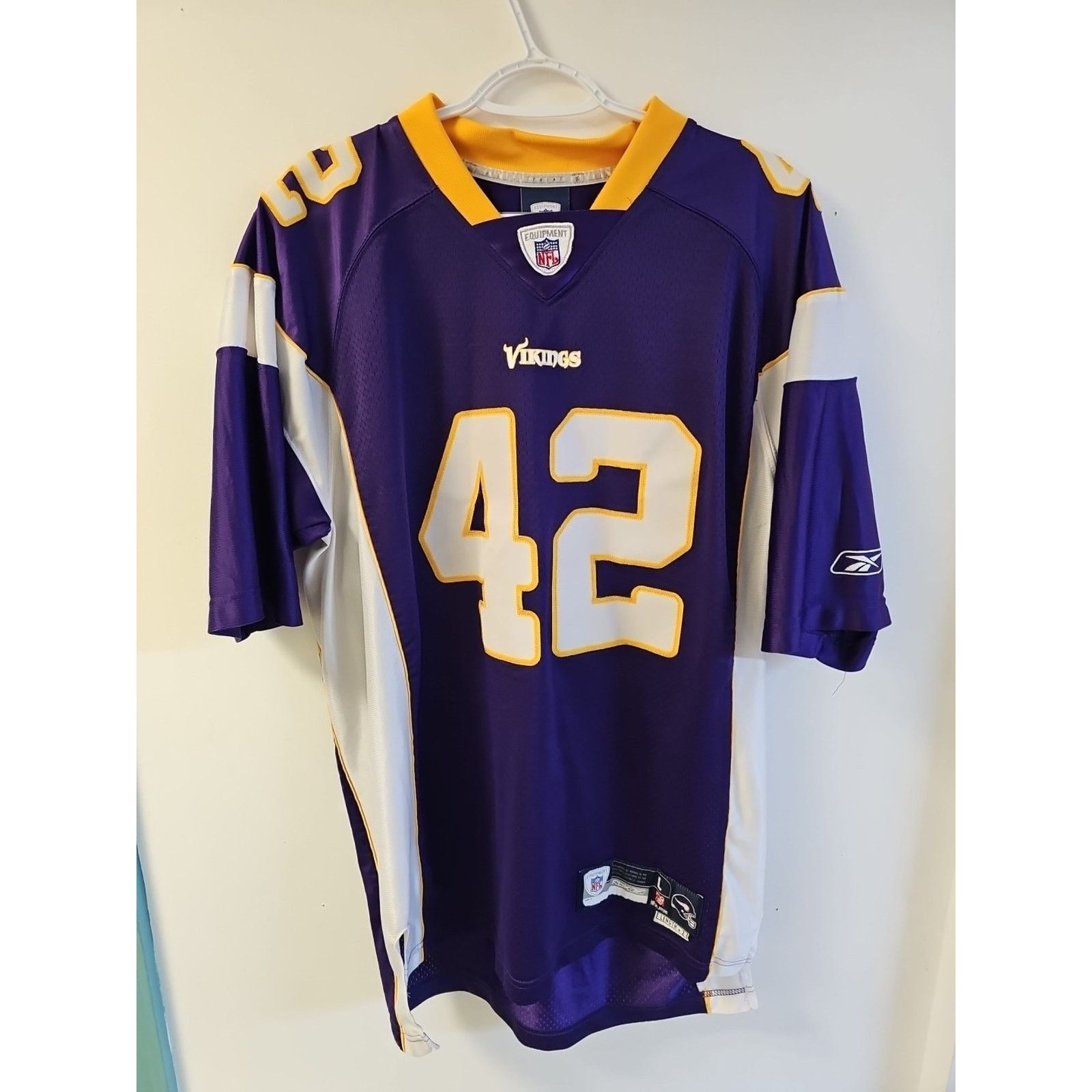 Reebok NFL Reebok Minnesota Vikings Darren Sharper #42 Jersey Sz L Size US L / EU 52-54 / 3 - 1 Thumbnail