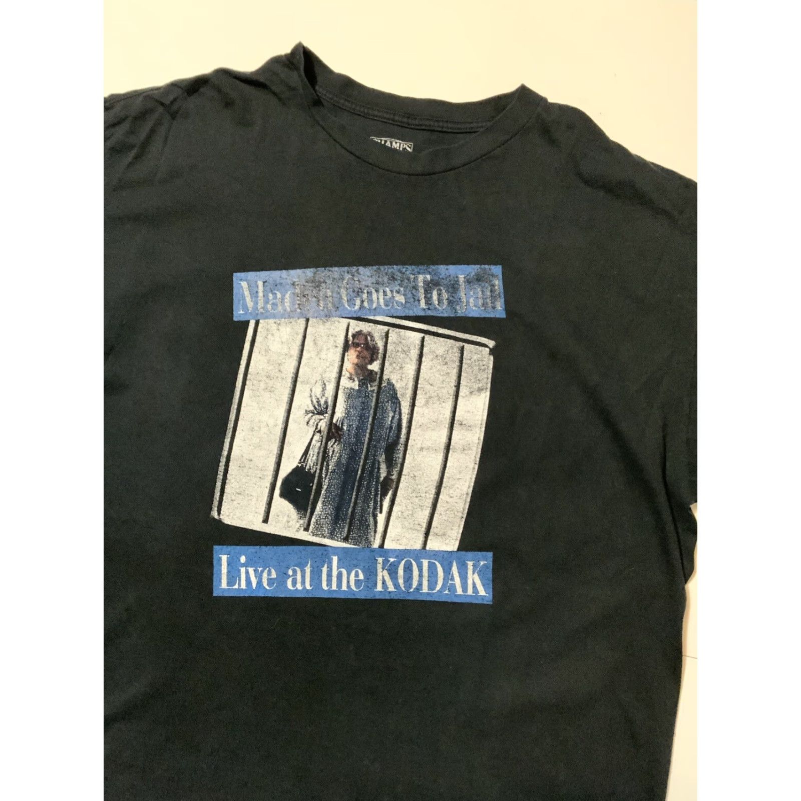 Vintage VINTAGE 2005 Tyler Perry Madea Goes To Jail Live At Kodak Play T-Shirt Sz. 2XL Mens Black 2005 2XL Madea Goes To Jail T-Shirt Champs Sports Size US XXL / EU 58 / 5 - 4 Thumbnail
