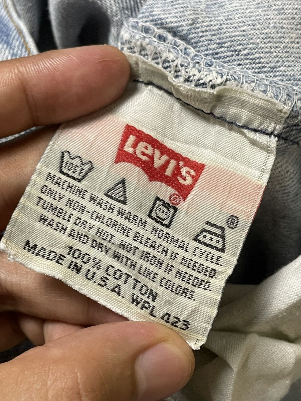 Levi's × Vintage LEVIS STRAUSS & Co 501 Relaxed Fit Jeans (106) Size US 36 / EU 52 - 7 Thumbnail