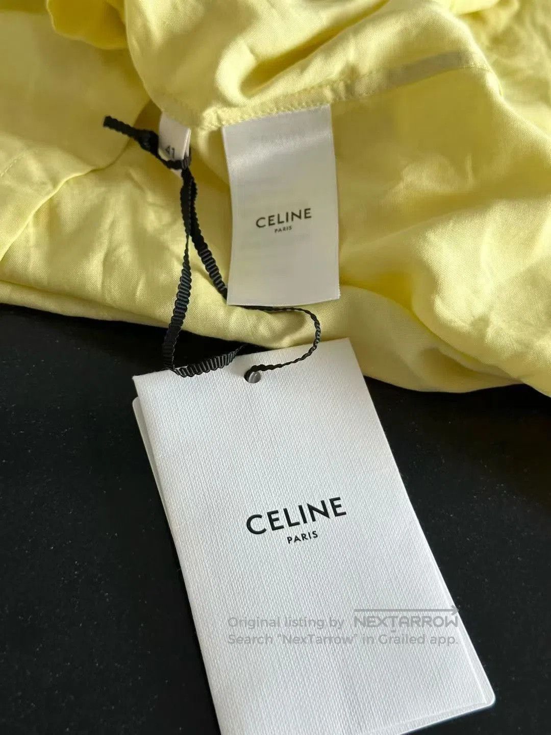 Celine Celine Yellow Embroidered Logo Short. Size US M / EU 48-50 / 2 - 4 Thumbnail