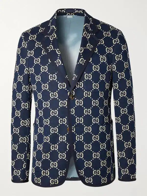 Gucci o1la5ras0426 Formal Jersey Jackets in Black Size US L / EU 52-54 / 3 - 1 Thumbnail