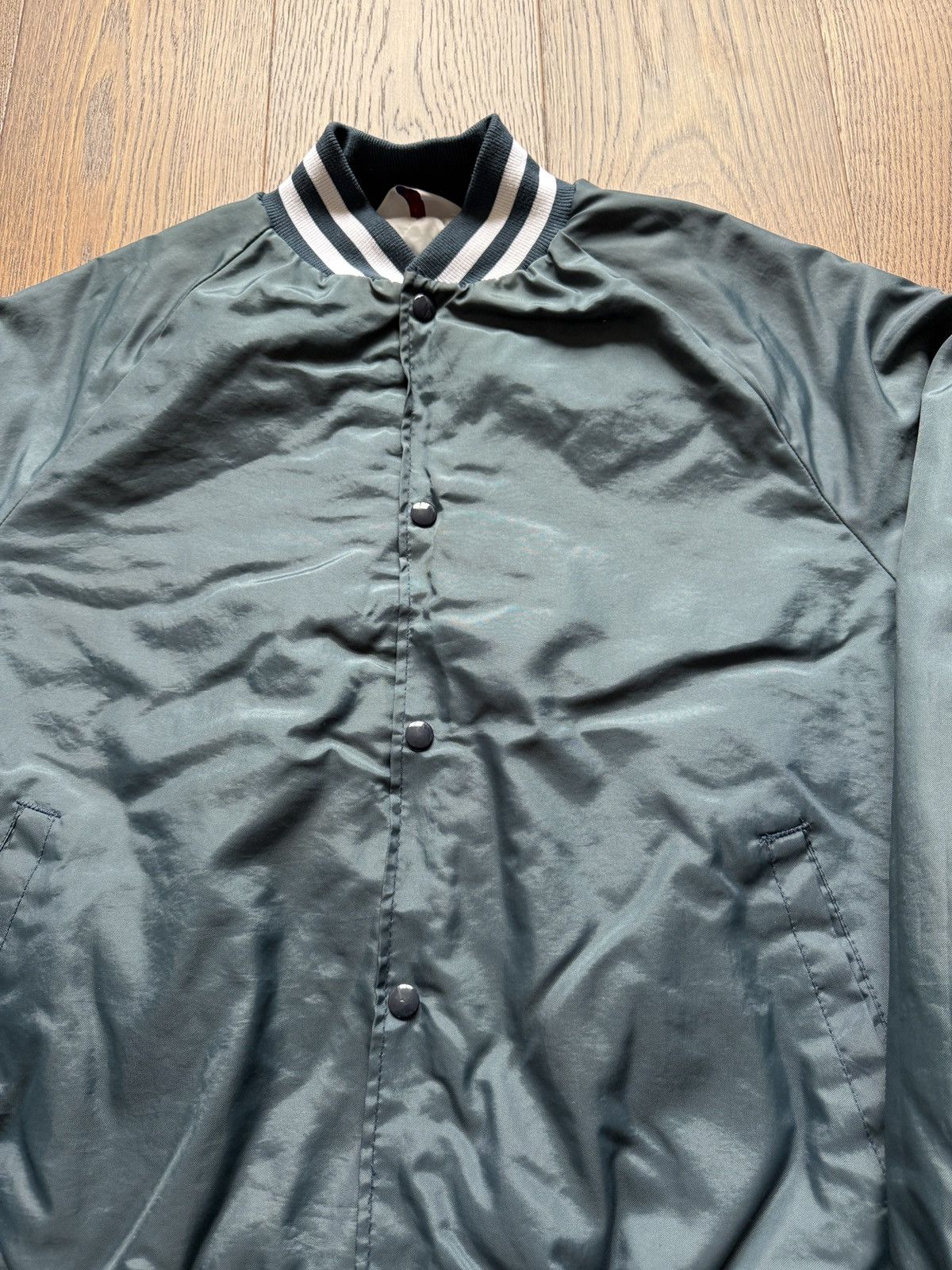 Vintage Vintage 80s El Rancho Detroit Snap Button Bomber Jacket Size US XL / EU 56 / 4 - 5 Thumbnail