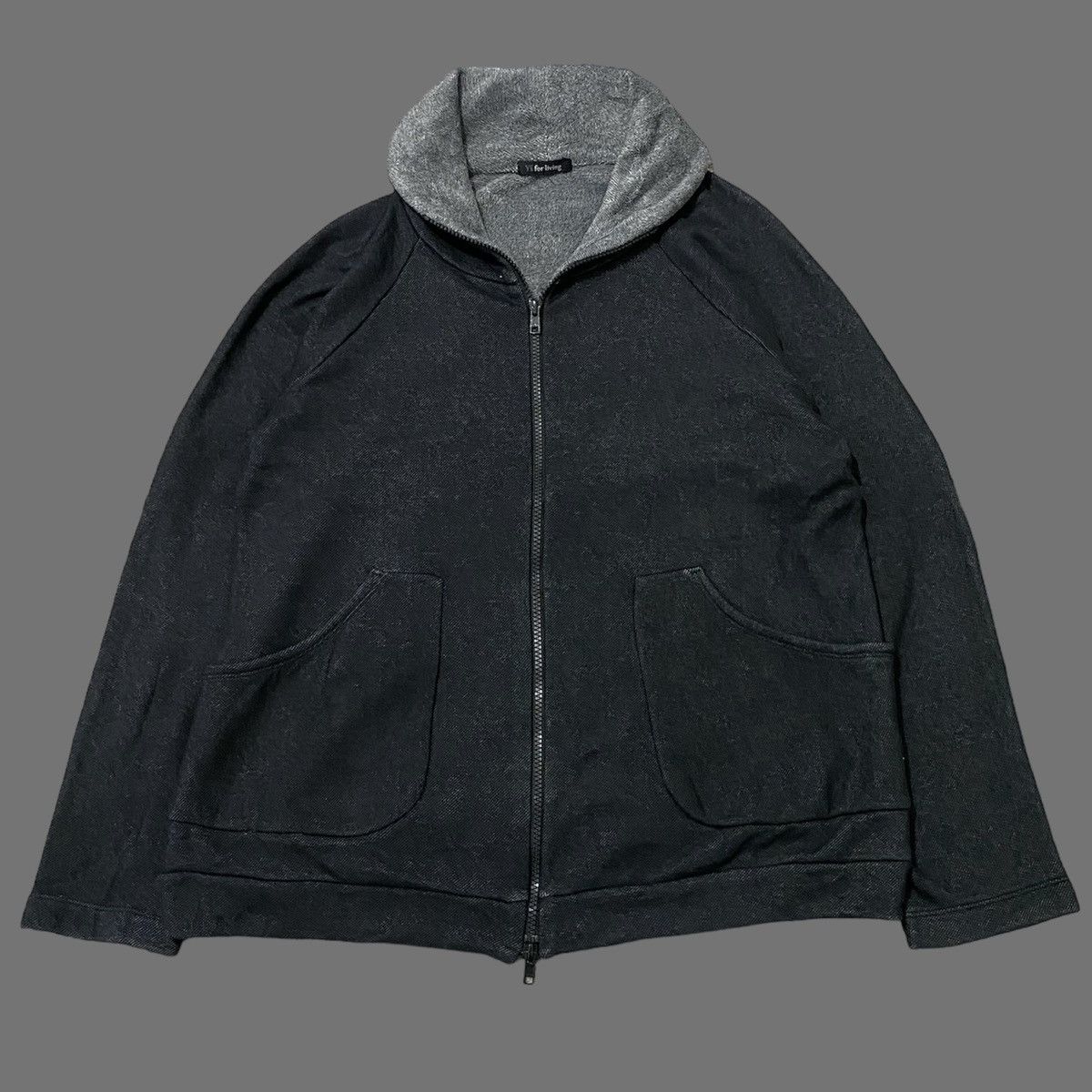 image of Y’S For Living By Yohji Yamamoto Jacket in Dark Gray, Men's (Size Medium)