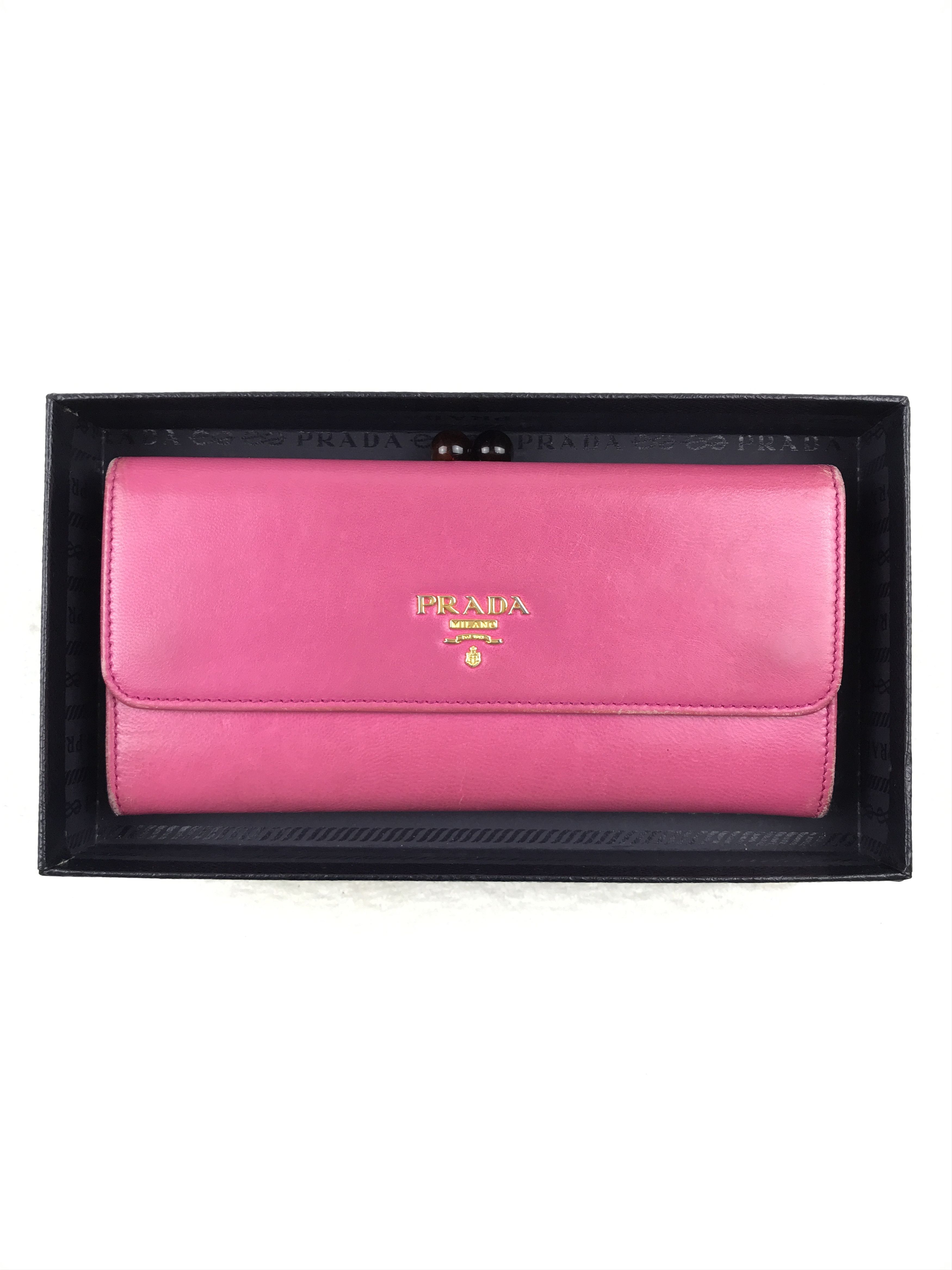 Prada Vintage Prada Saffiano Bifold Long Wallet With Box Size ONE SIZE - 3 Thumbnail