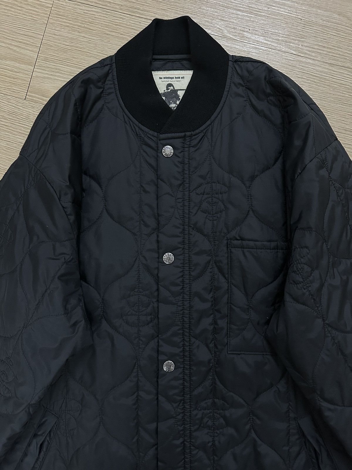Bape Rare And Beautiful Bape Quilted Light Puffer Zipper Jacket Size US L / EU 52-54 / 3 - 3 Thumbnail