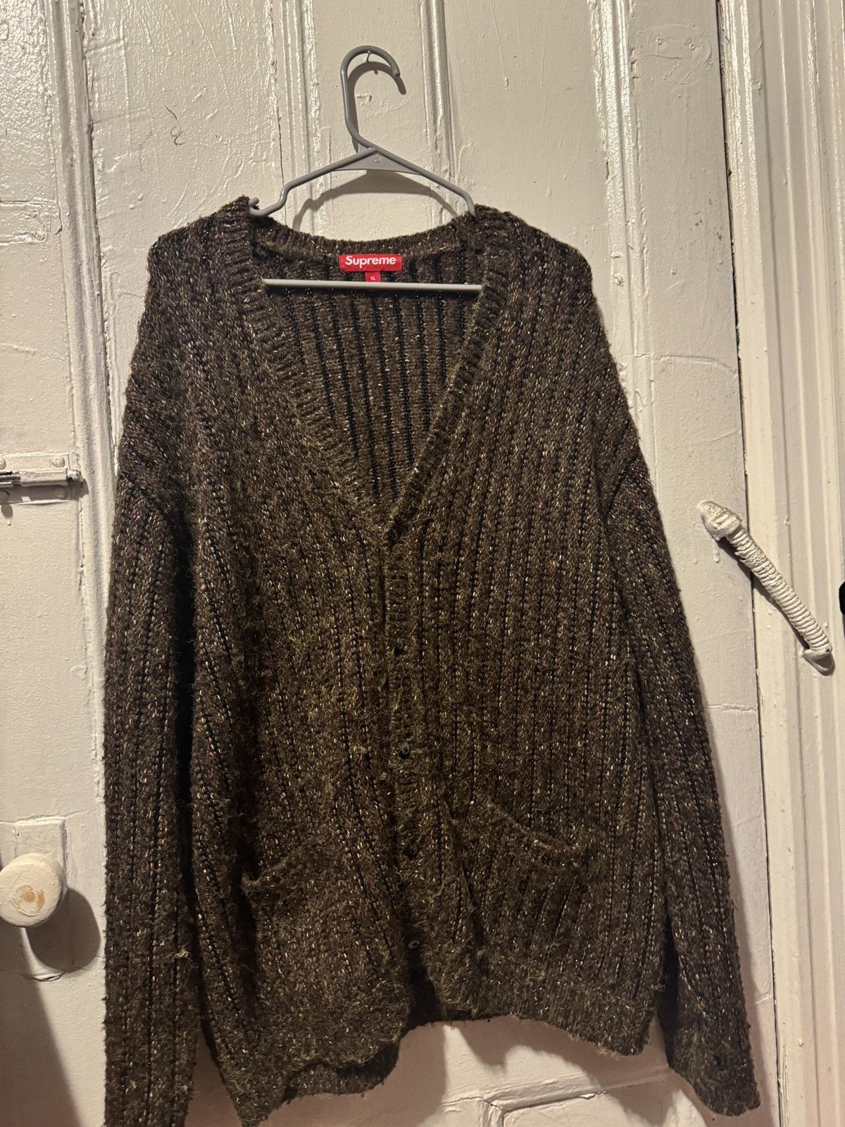 トップス supreme confetti cardigan brown Supreme Confetti Cardigan Brown Men's - SS24 - US