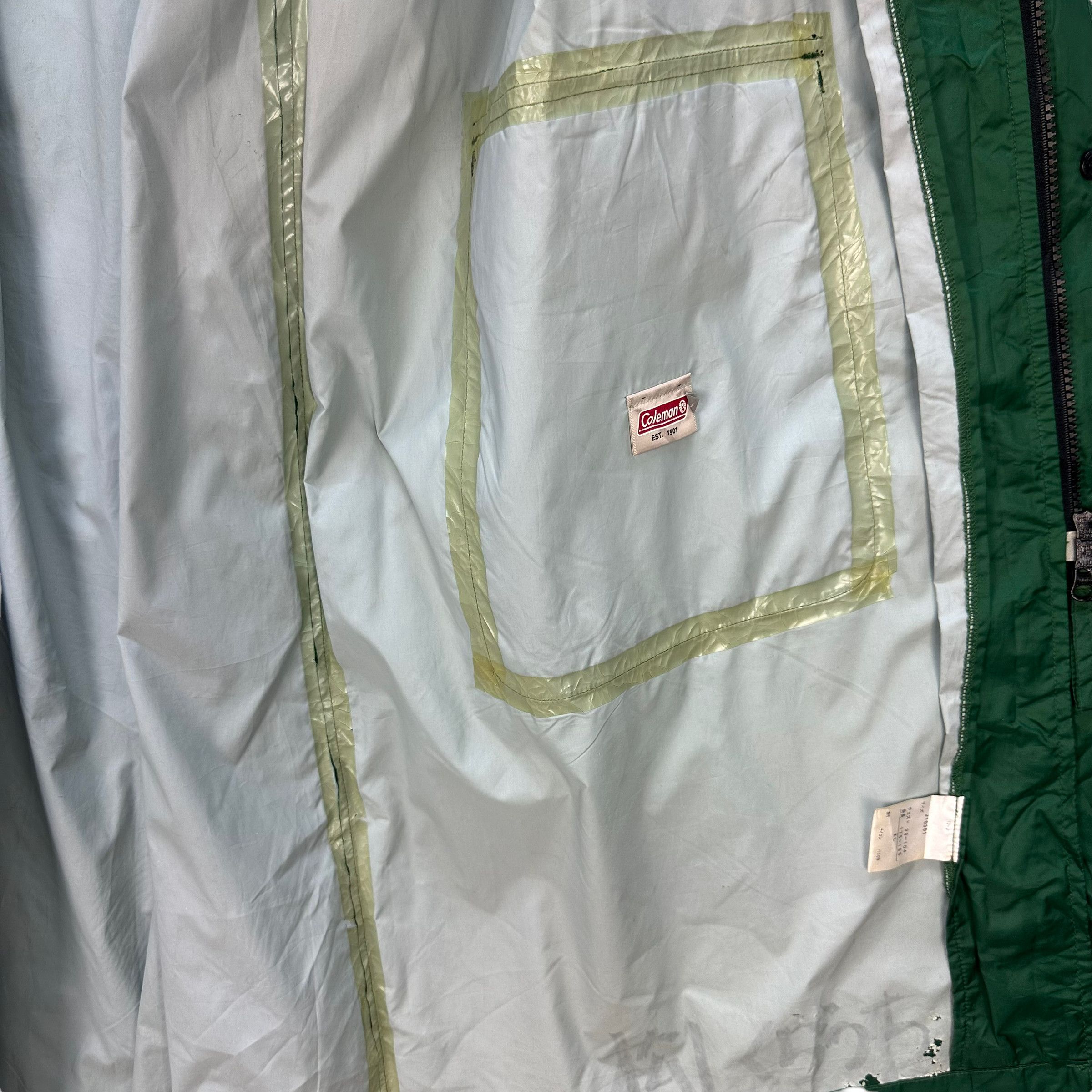 Coleman COLEMAN BIG LOGO GREEN RAIN JACKET #7469-148 Size US XL / EU 56 / 4 - 16 Thumbnail
