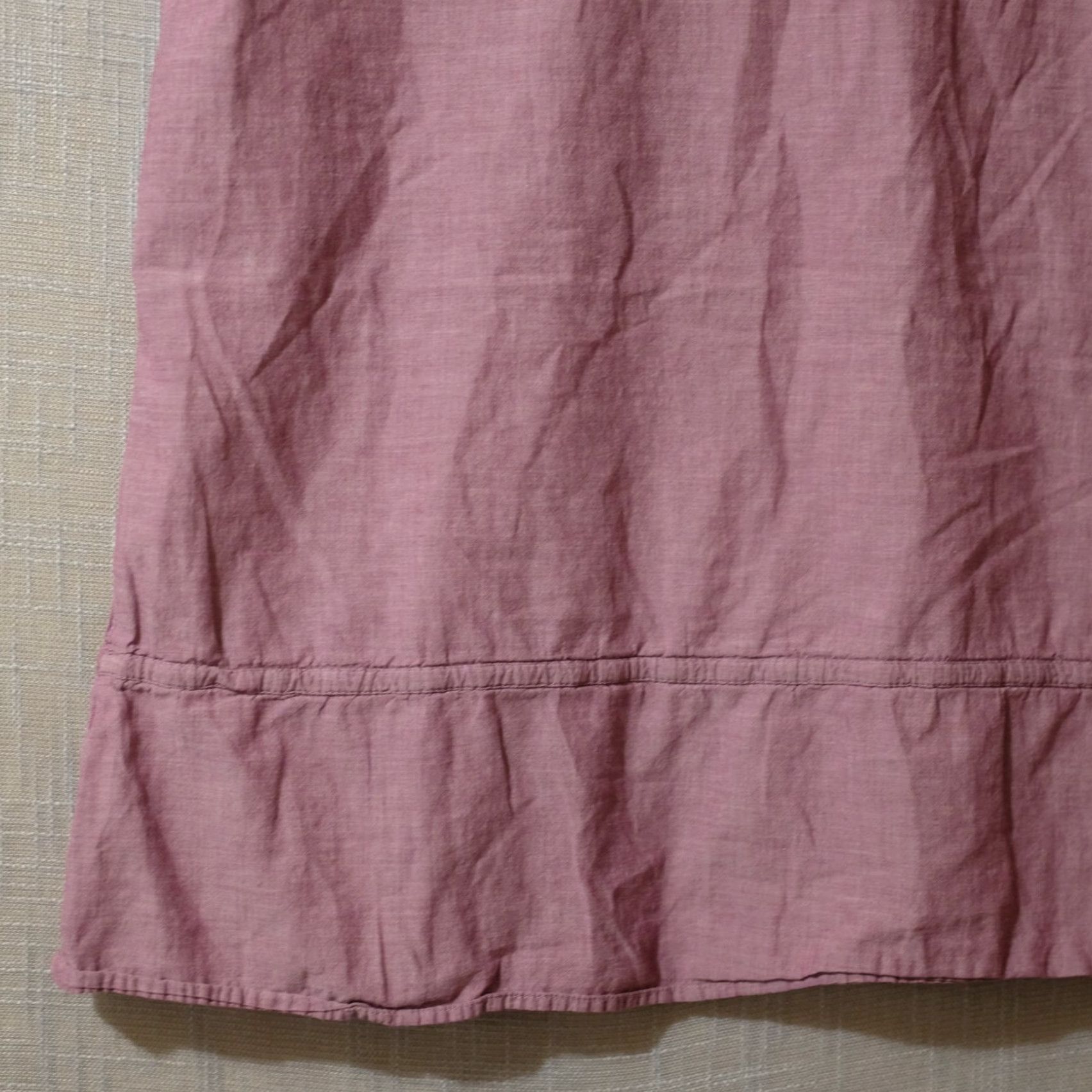 Croft & Barrow CROFT & BARROW Tank Top 100% Cotton 1/2 Button Lightweight Sheer Size XL Dusty Purple Women Sleeveless Round Neck Casual Travel Basic" Size XL / US 12-14 / IT 48-50 - 7 Thumbnail