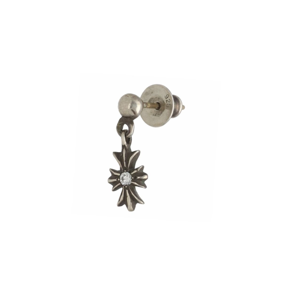 Chrome Hearts CHROME HEARTS TINY E DIAMOND EARRING Size ONE SIZE - 1 Thumbnail