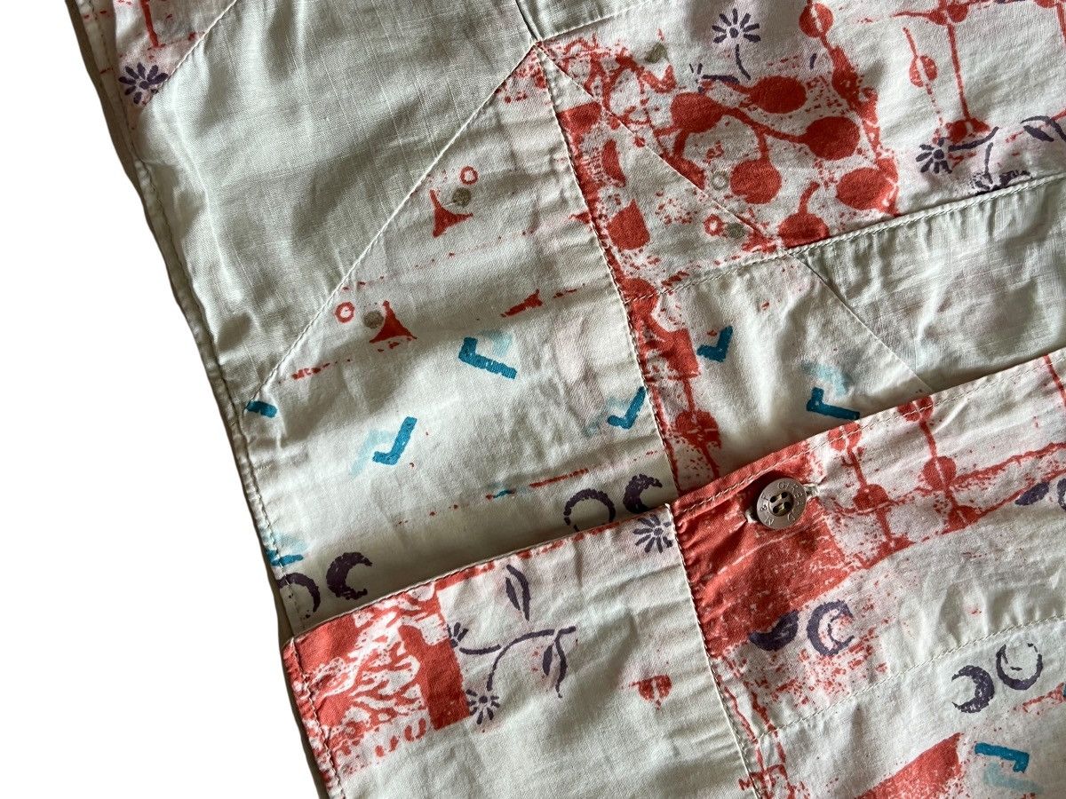 Marithe + Francois Girbaud 2000s MFG Reworked Art Printed Button Shirt Size US M / EU 48-50 / 2 - 14 Thumbnail