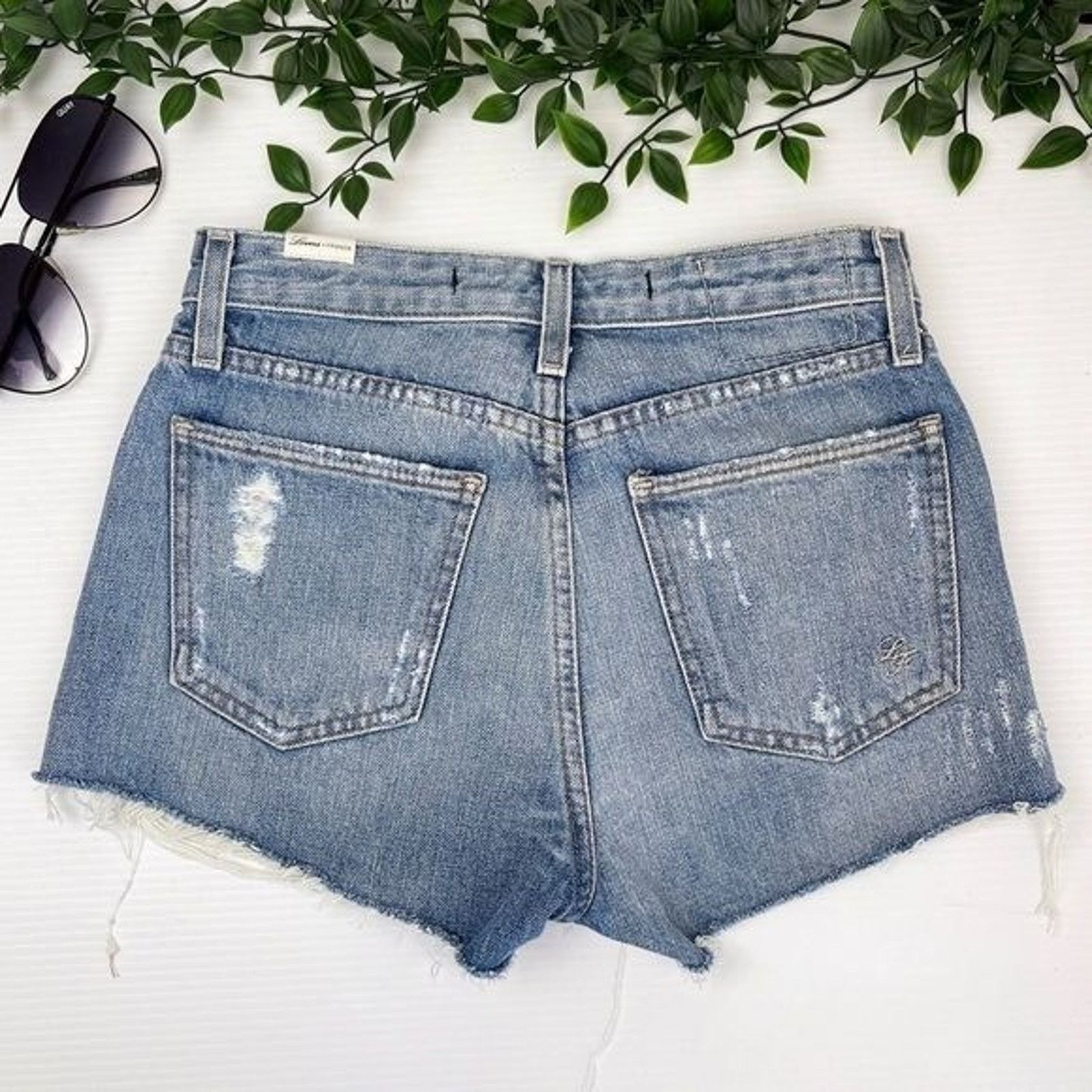 Other Lovers + Friends Revolve Denim Jack High Rise Distressed Size 26" / US 2 / IT 38 - 8 Thumbnail