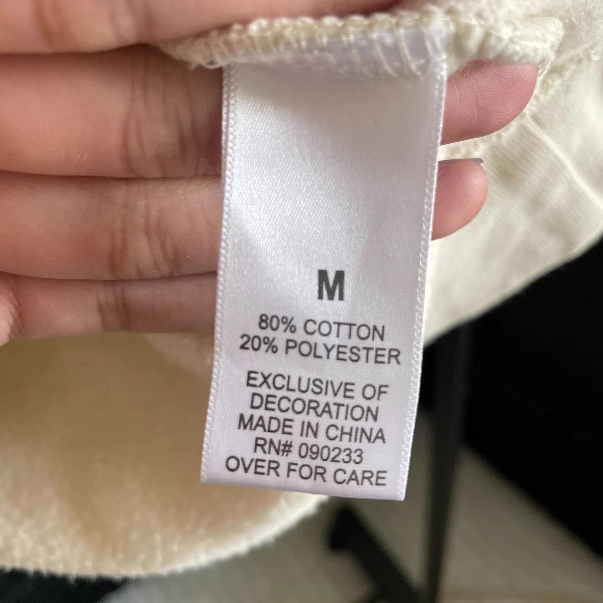 Essentials Essentials Off-White Hoodie Size M Size US M / EU 48-50 / 2 - 5 Thumbnail