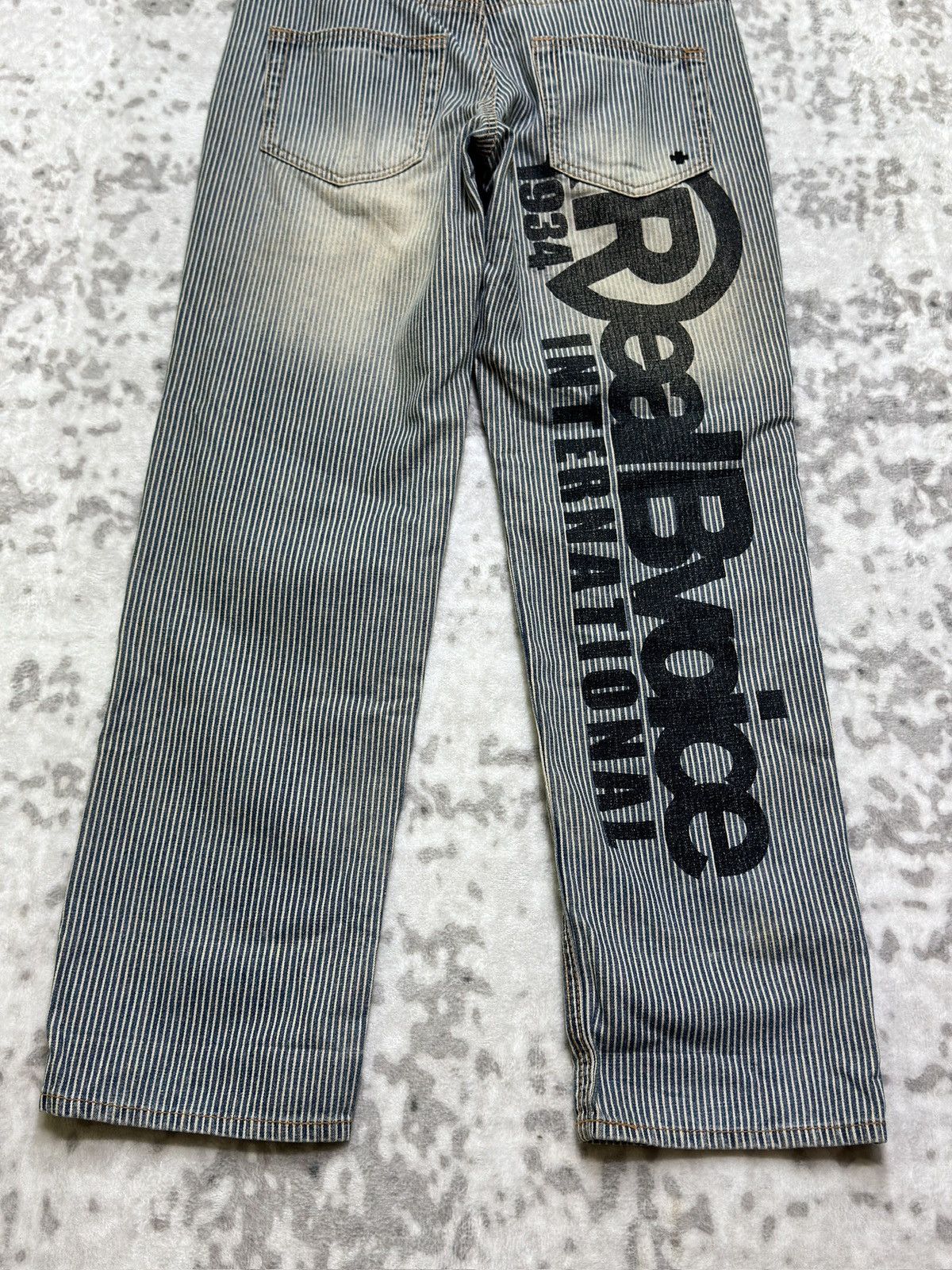 Hysteric Glamour Vintage Realbvoice Poem Print Abstract Graphic Denim Jeans Size US 29 - 13 Thumbnail