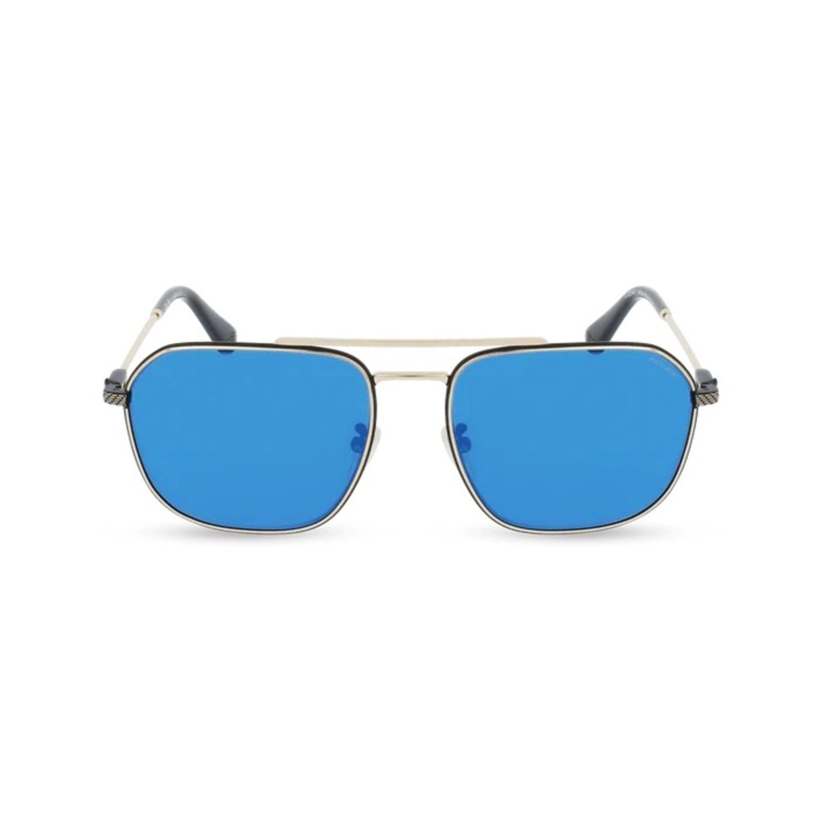 Other New! Police Blue Mirrored Sunglasses, Police SPLF64 300B Size ONE SIZE - 2 Thumbnail