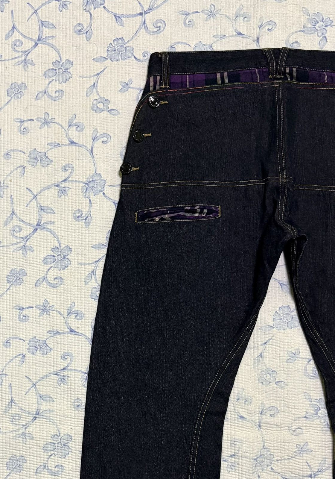 Japanese Brand Japanese International World Jeans Streetwear Denim Size US 33 - 11 Thumbnail