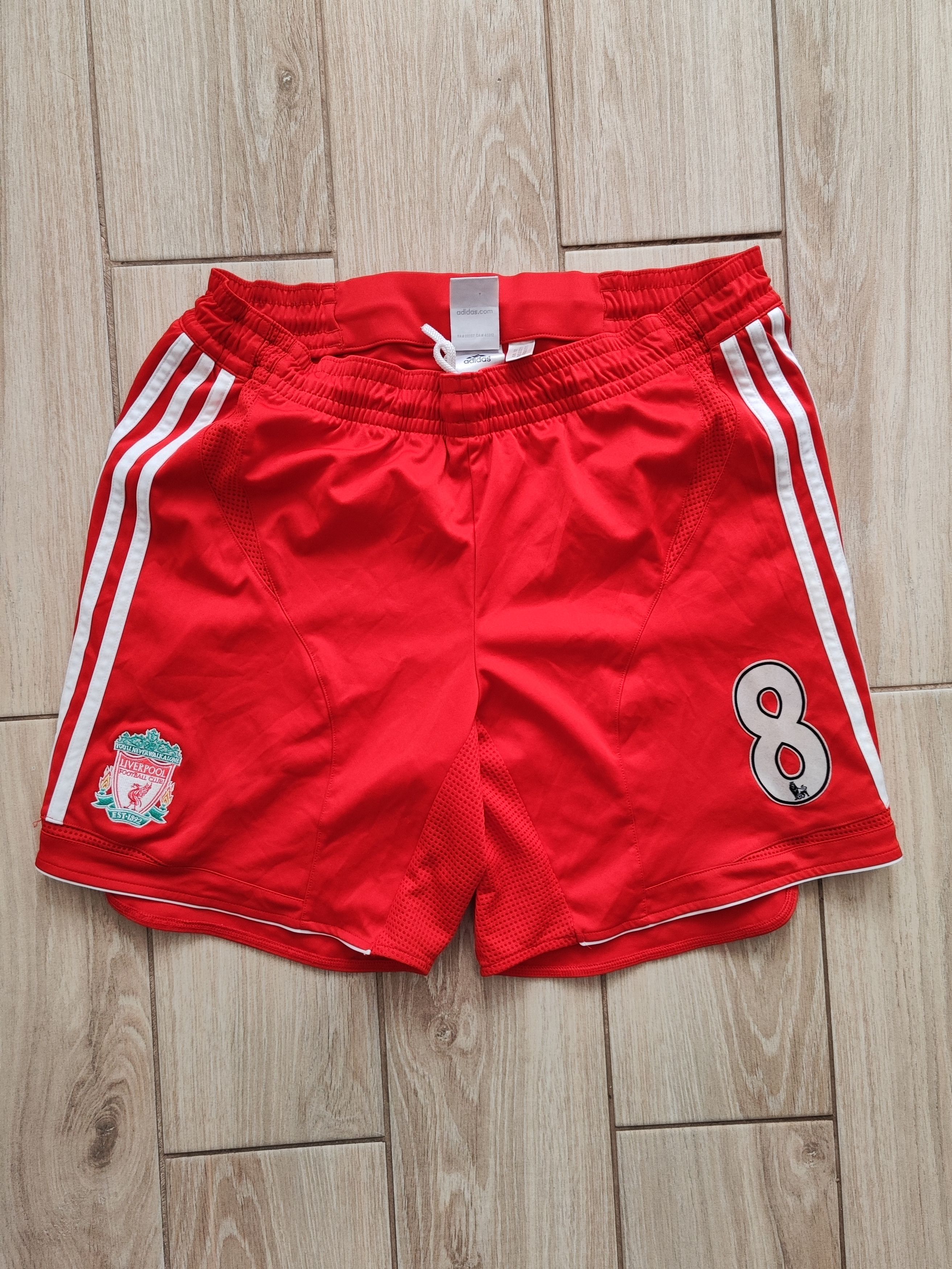 Adidas × Vintage Vintage Liverpool FC Adidas Shorts #8 | Gerrard Era | Size M Size US 34 / EU 50 - 1 Thumbnail