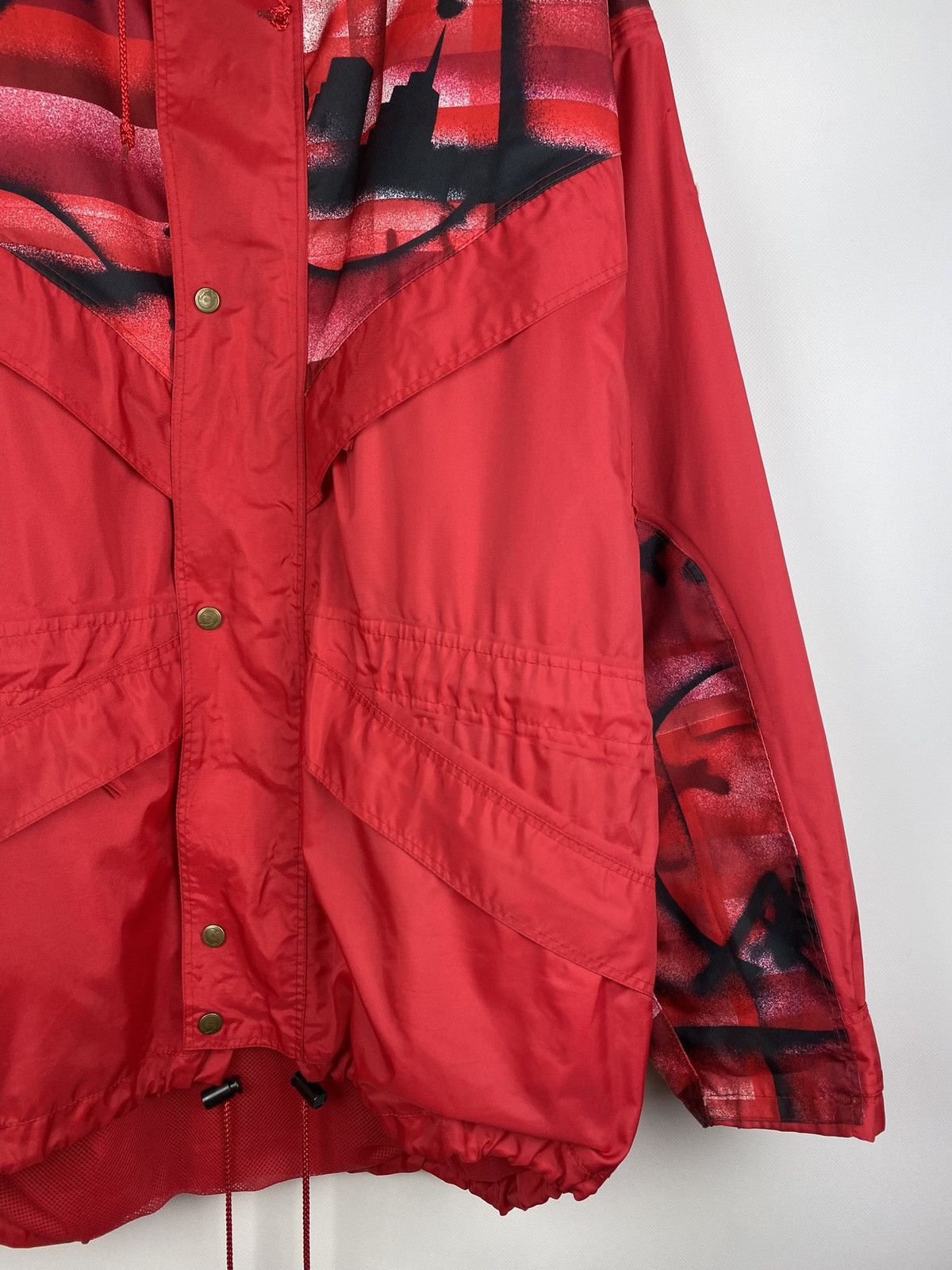 Fjallraven × Vintage Fjallraven vintage overprinted hooded windbreaker jacket Size US L / EU 52-54 / 3 - 5 Thumbnail