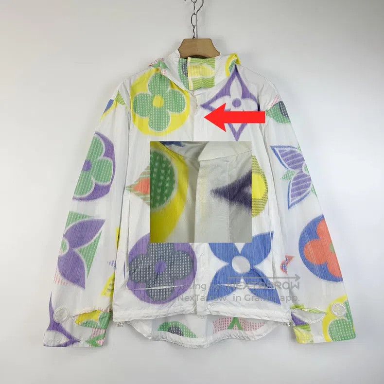 Louis Vuitton Louis Vuitton White three-flower full-printed assault jack Size US S / EU 44-46 / 1 - 7 Thumbnail